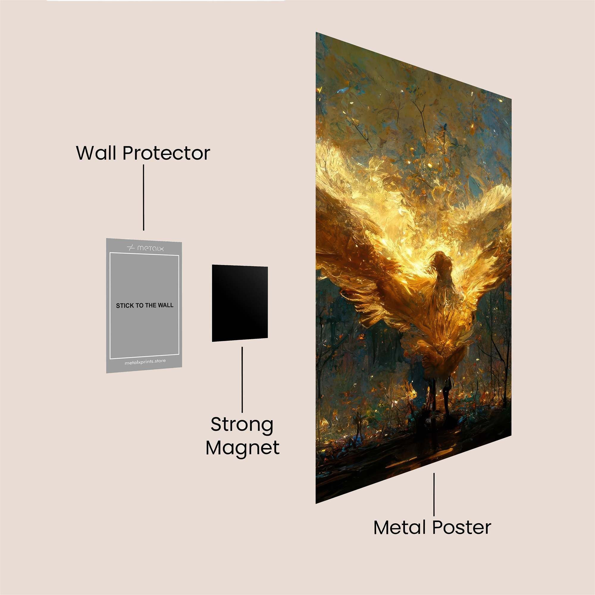 Phoenix Radiance Safe Wall Magnetic / M