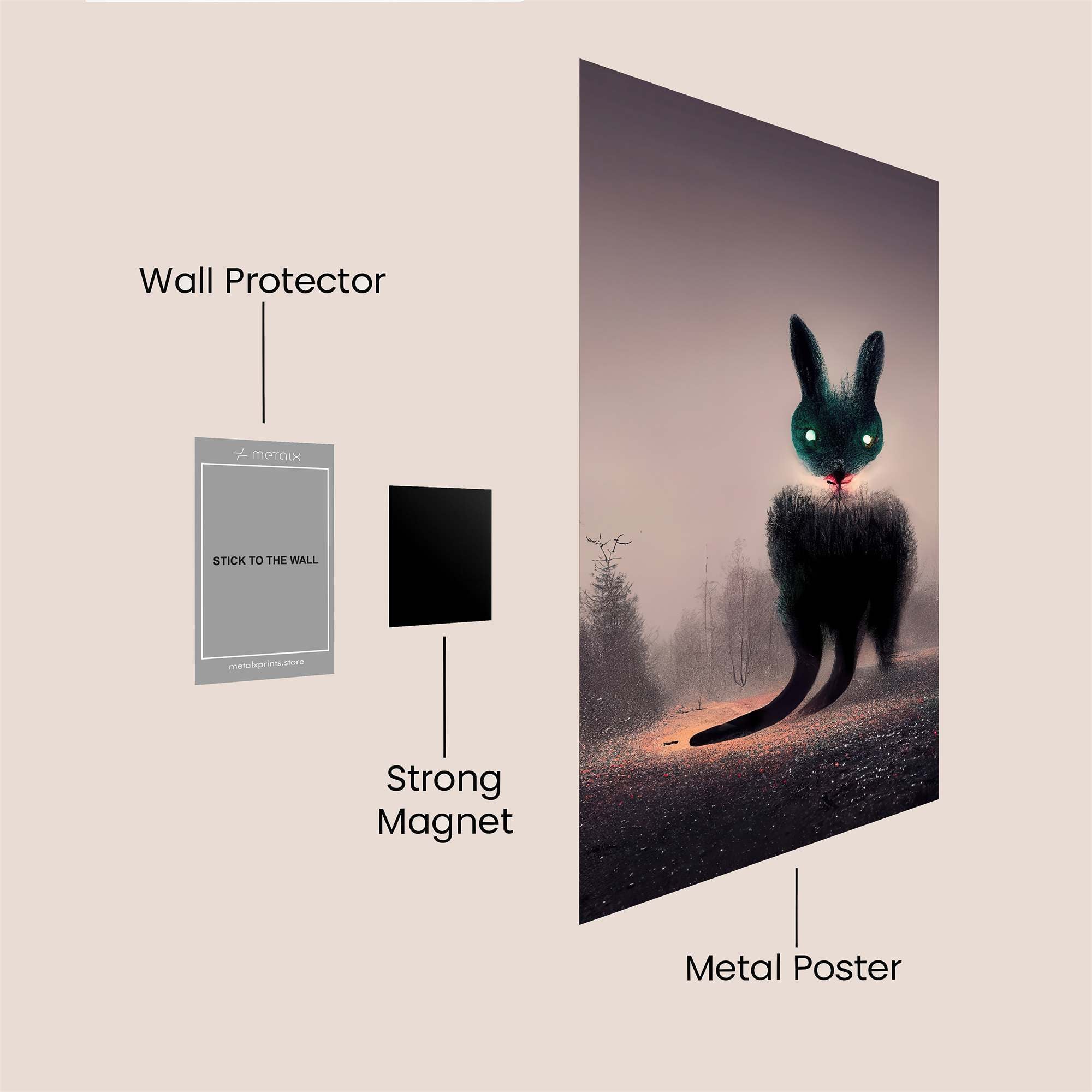 GlowBunny Safe Wall Magnetic / M