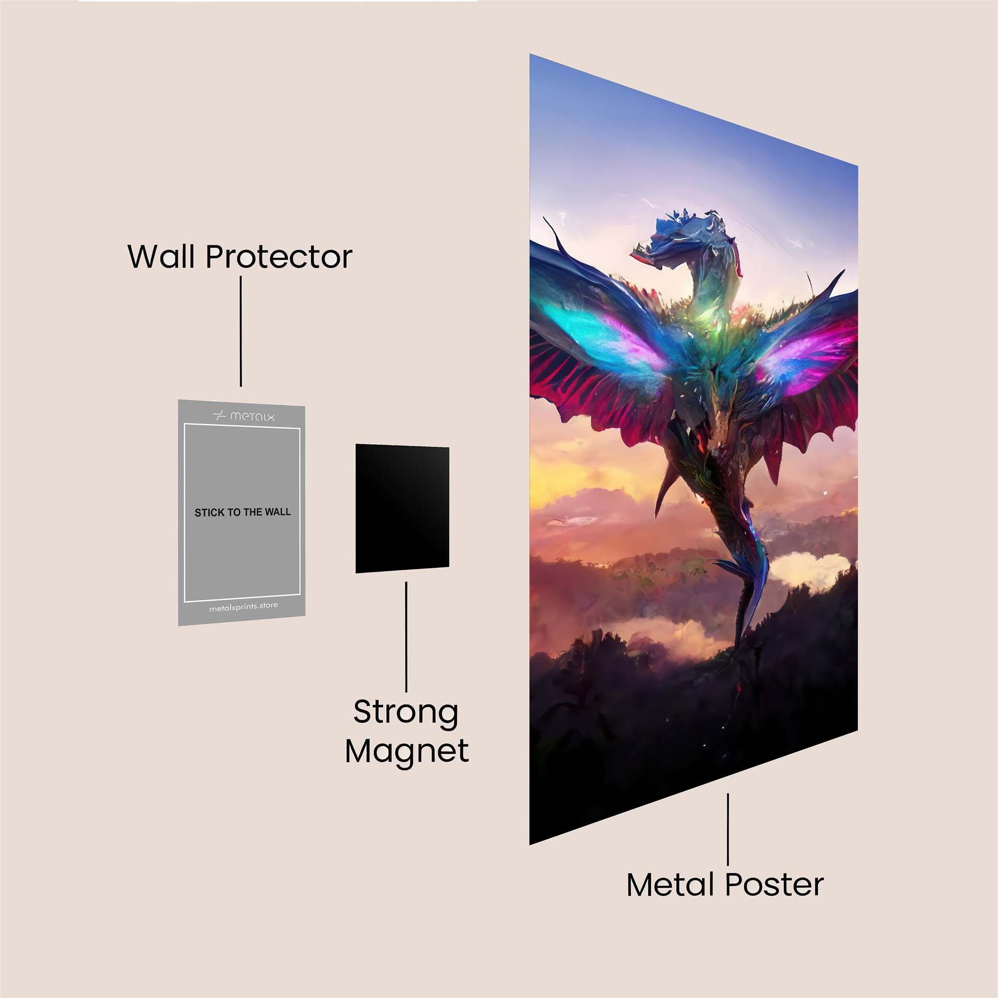 Dragon Radiance Safe Wall Magnetic / M