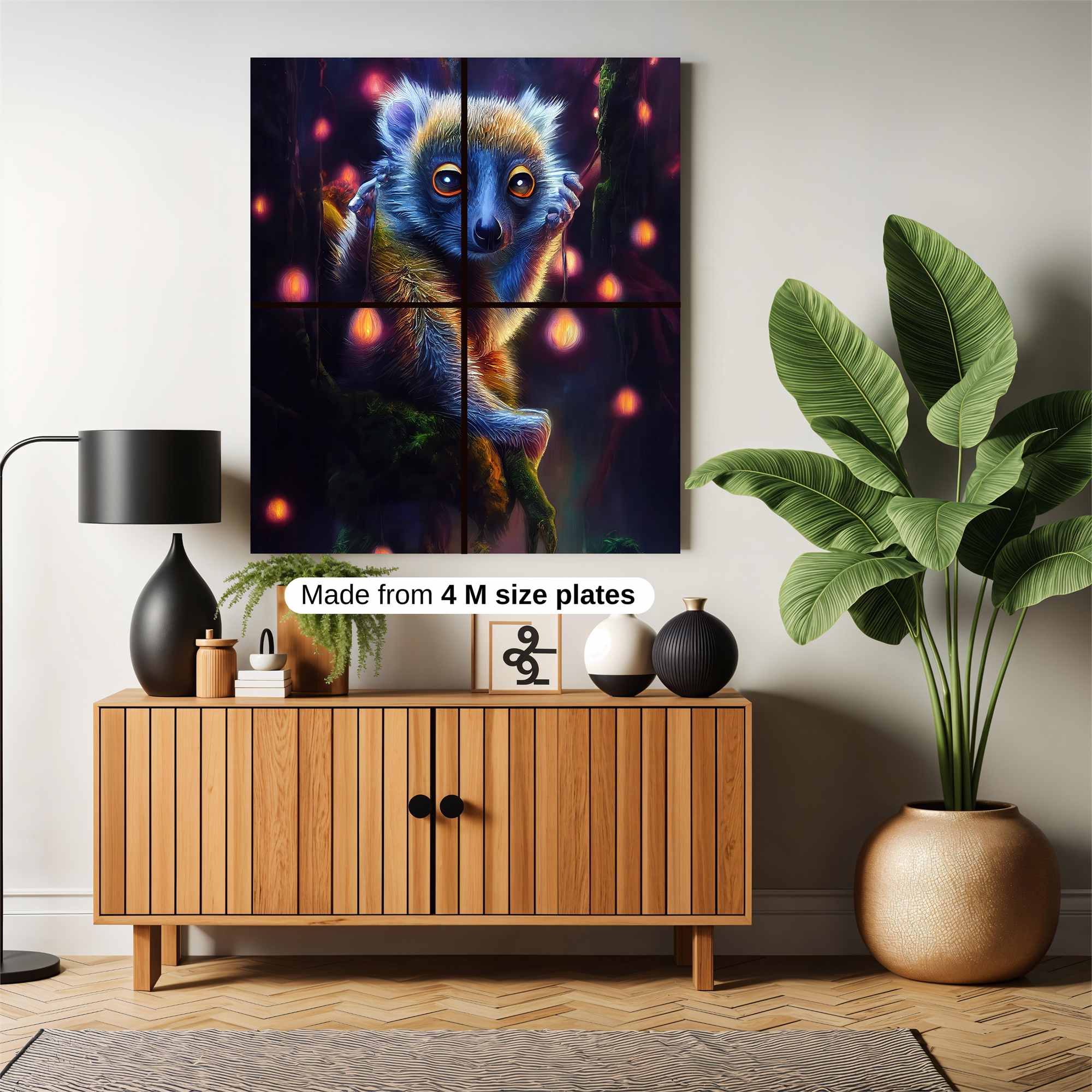 Lemur Glow Safe Wall Magnetic / M