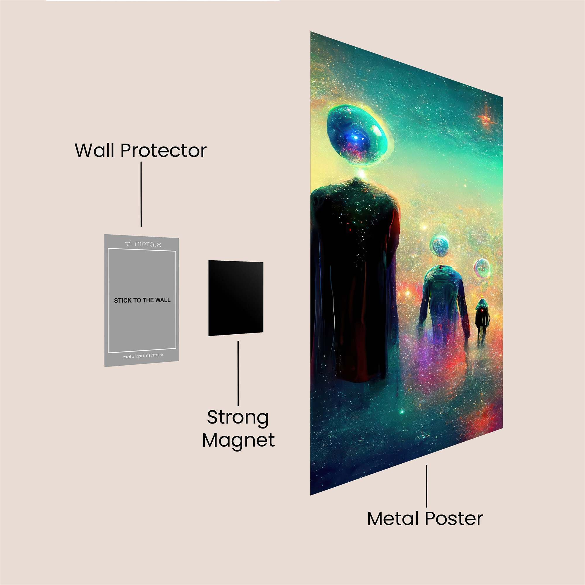 Cosmic Dreamers Safe Wall Magnetic / M