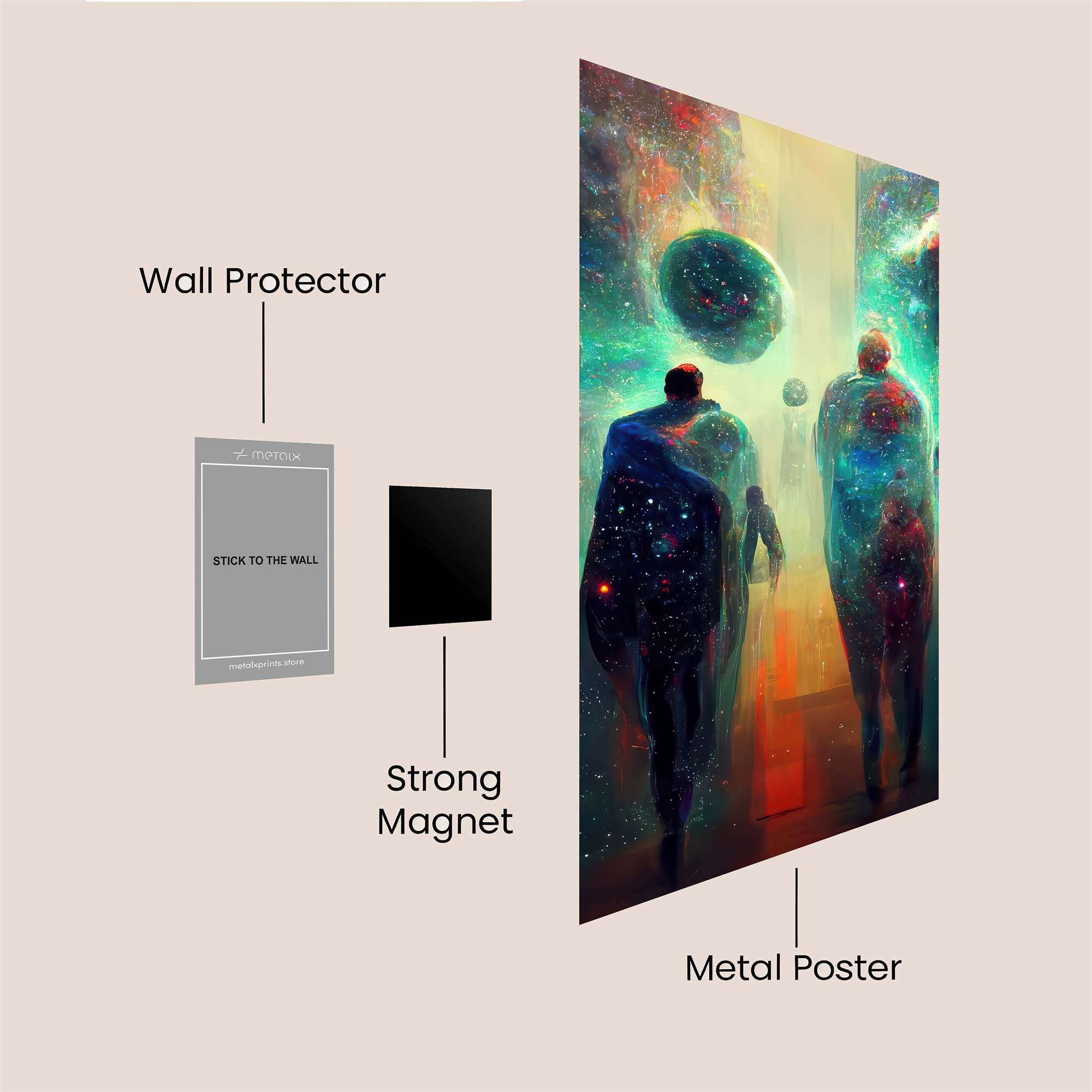 Cosmic Pilgrimage Safe Wall Magnetic / M