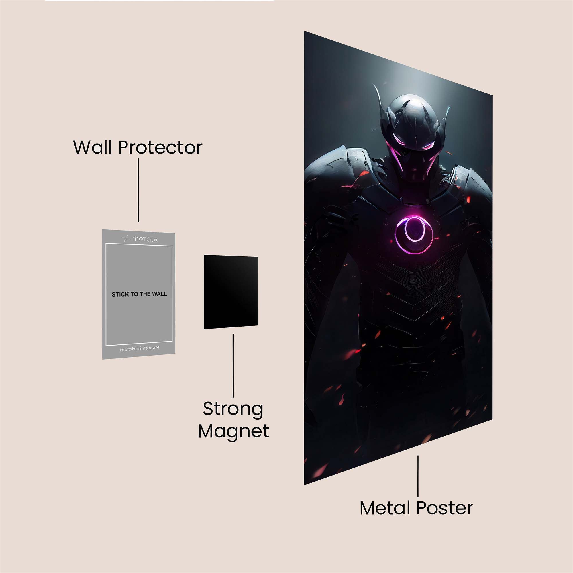 Ultron Enigmatic Safe Wall Magnetic / M