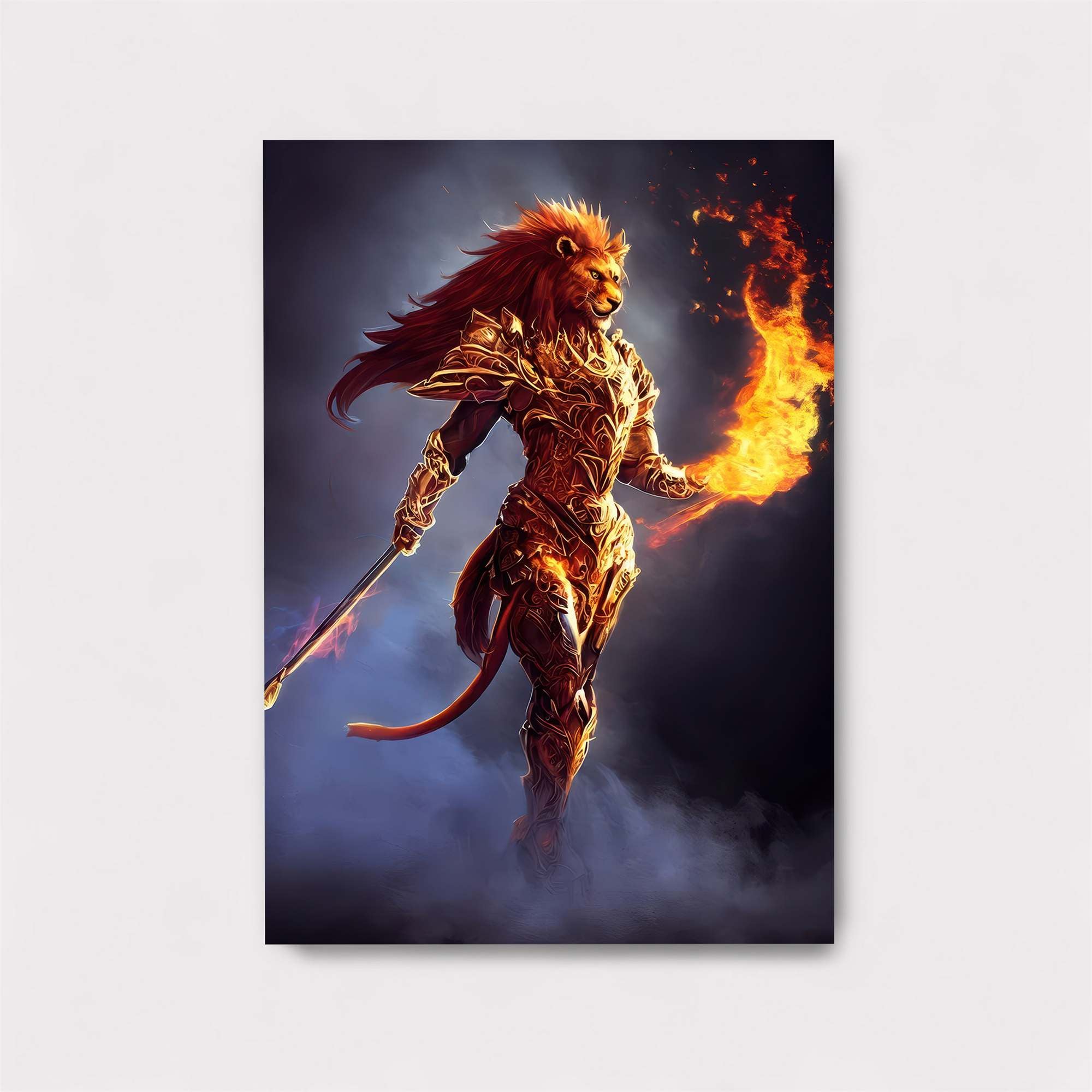 Lion Inferno Safe Wall Magnetic / M