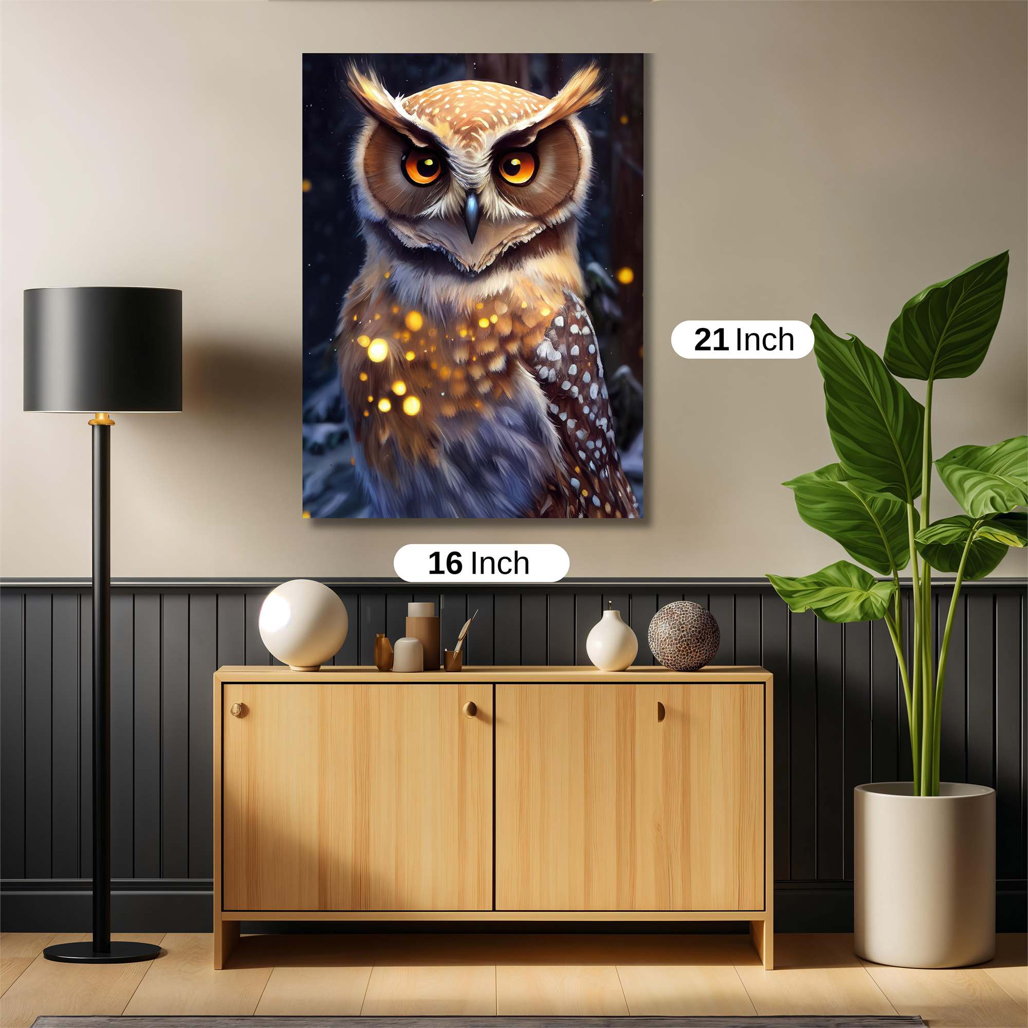 Owl Enchantment Safe Wall Magnetic / M
