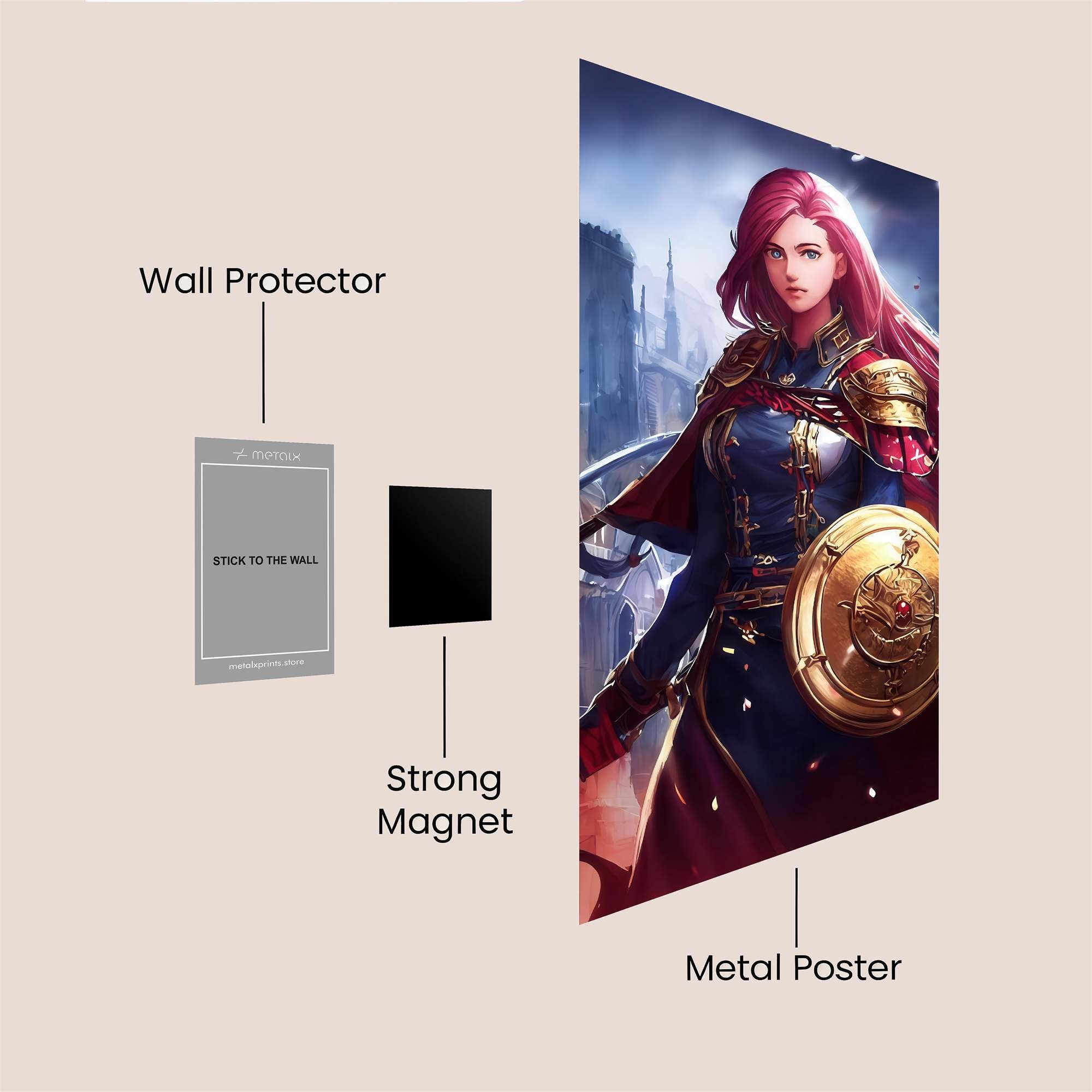 Warrior Radiance Safe Wall Magnetic / M