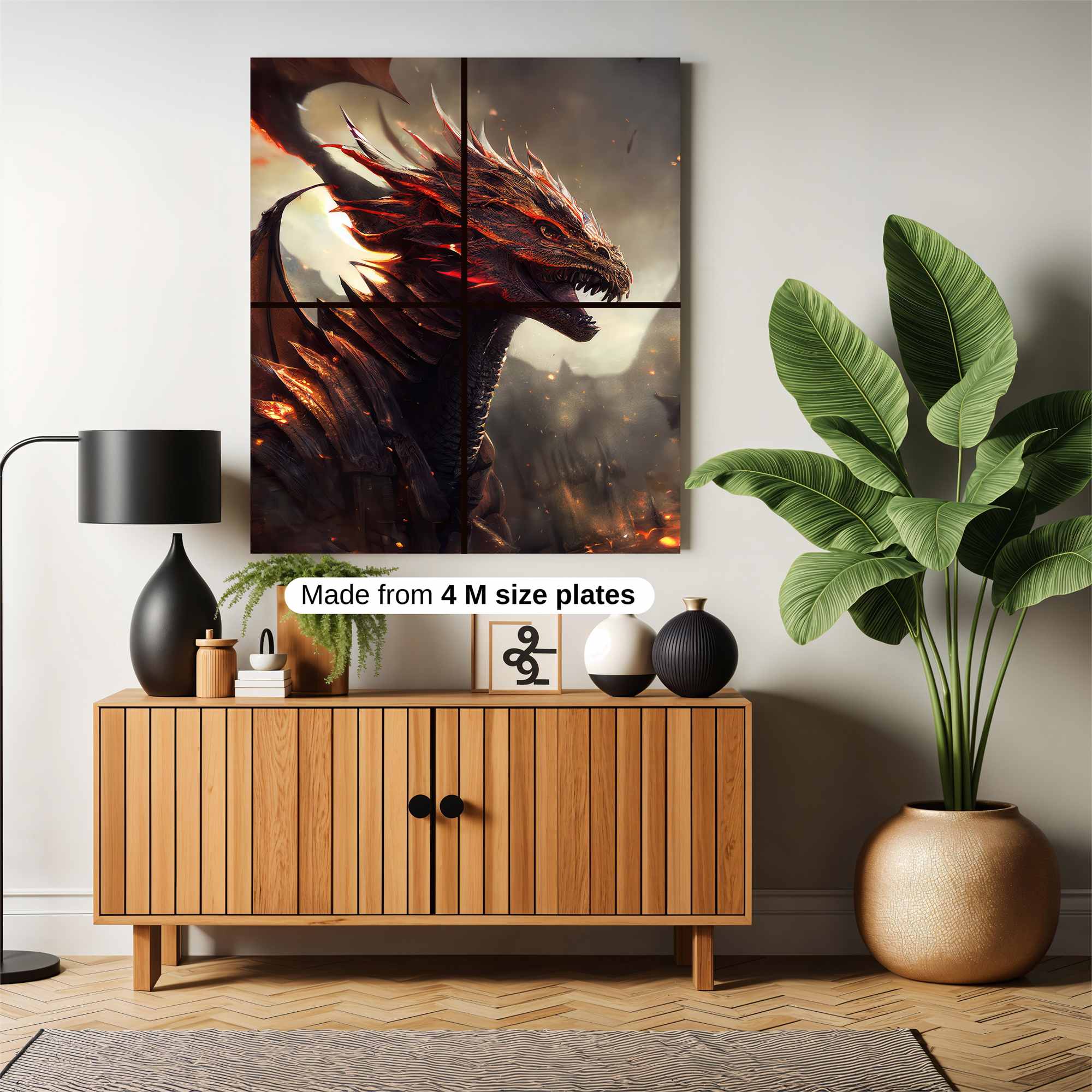 Dragon Inferno Safe Wall Magnetic / M