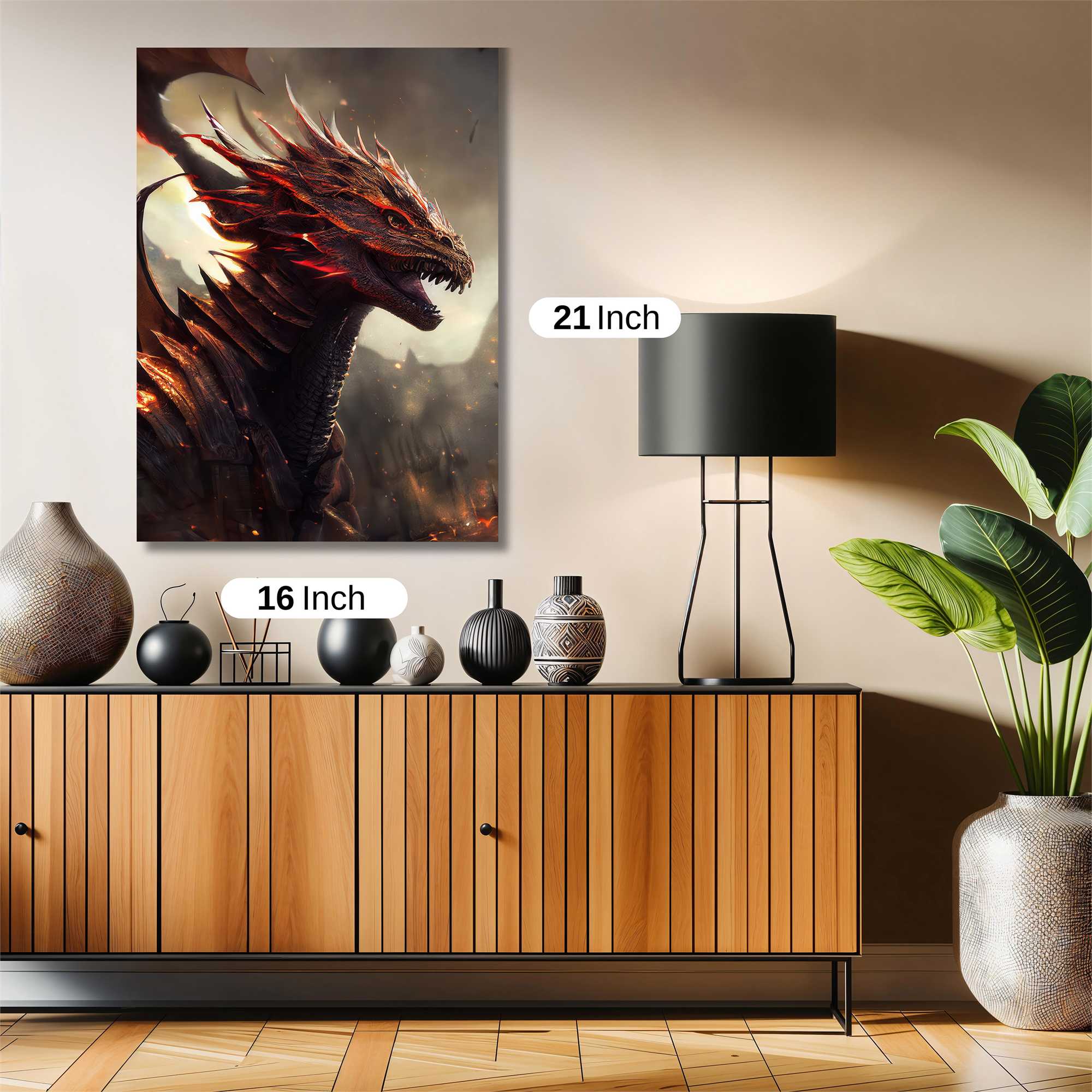 Dragon Inferno Safe Wall Magnetic / M
