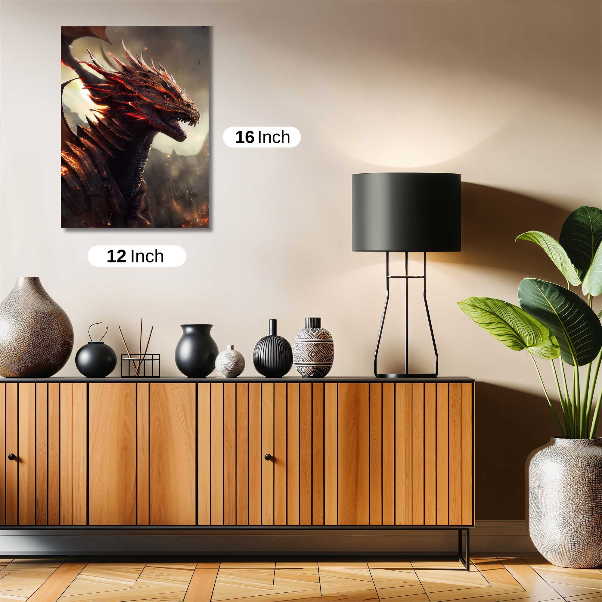 Dragon Inferno Safe Wall Magnetic / M