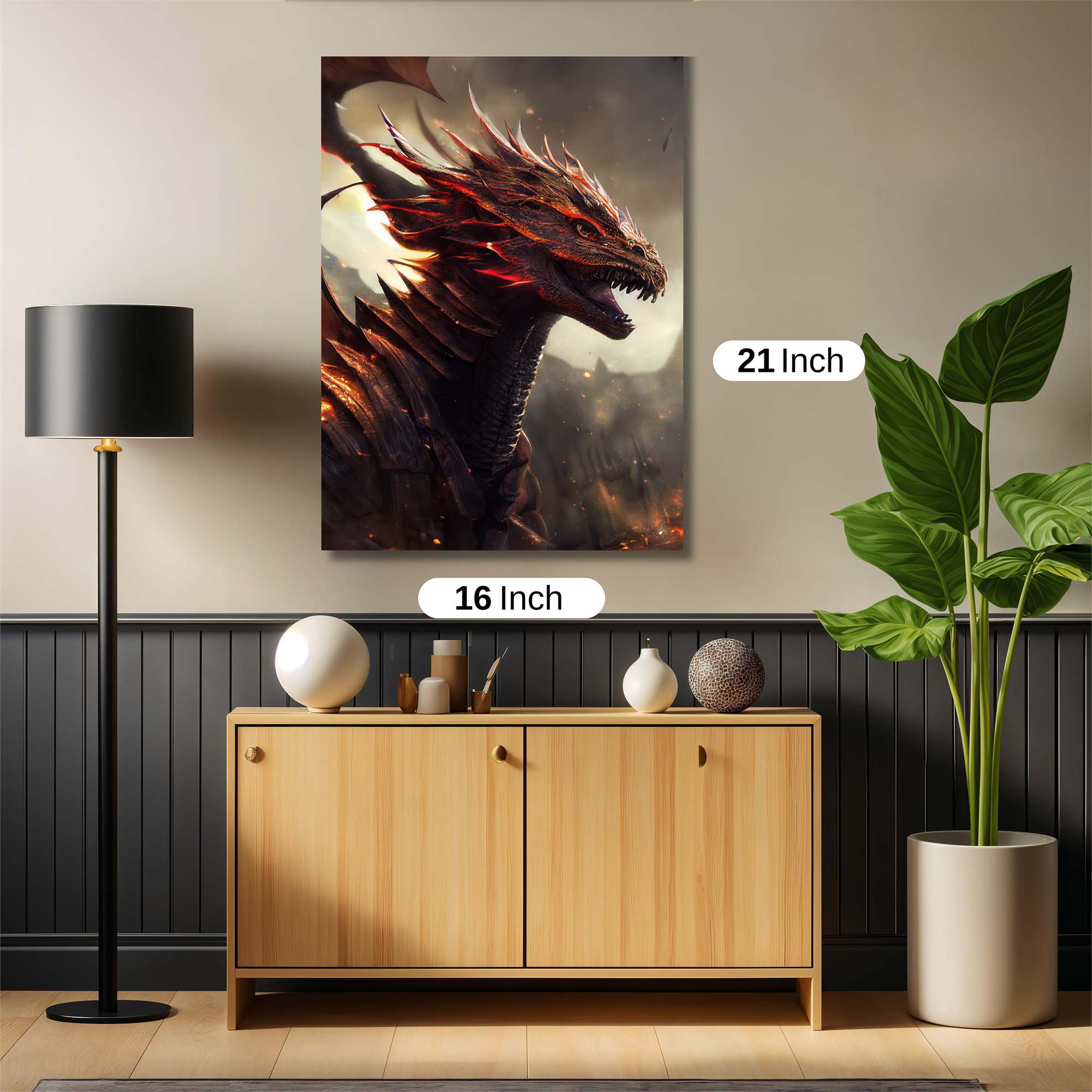 Dragon Inferno Safe Wall Magnetic / M