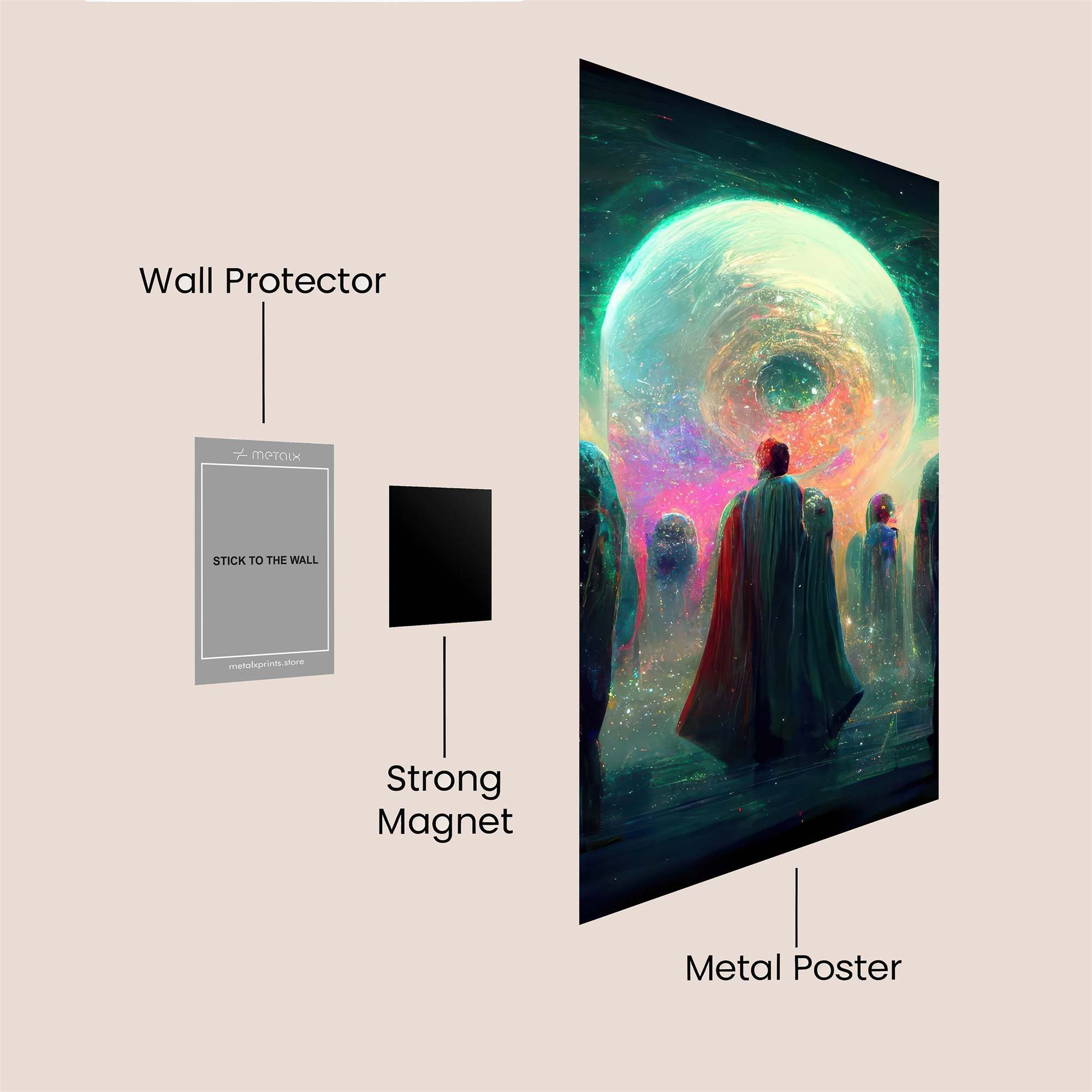 Portal Enigma Safe Wall Magnetic / M