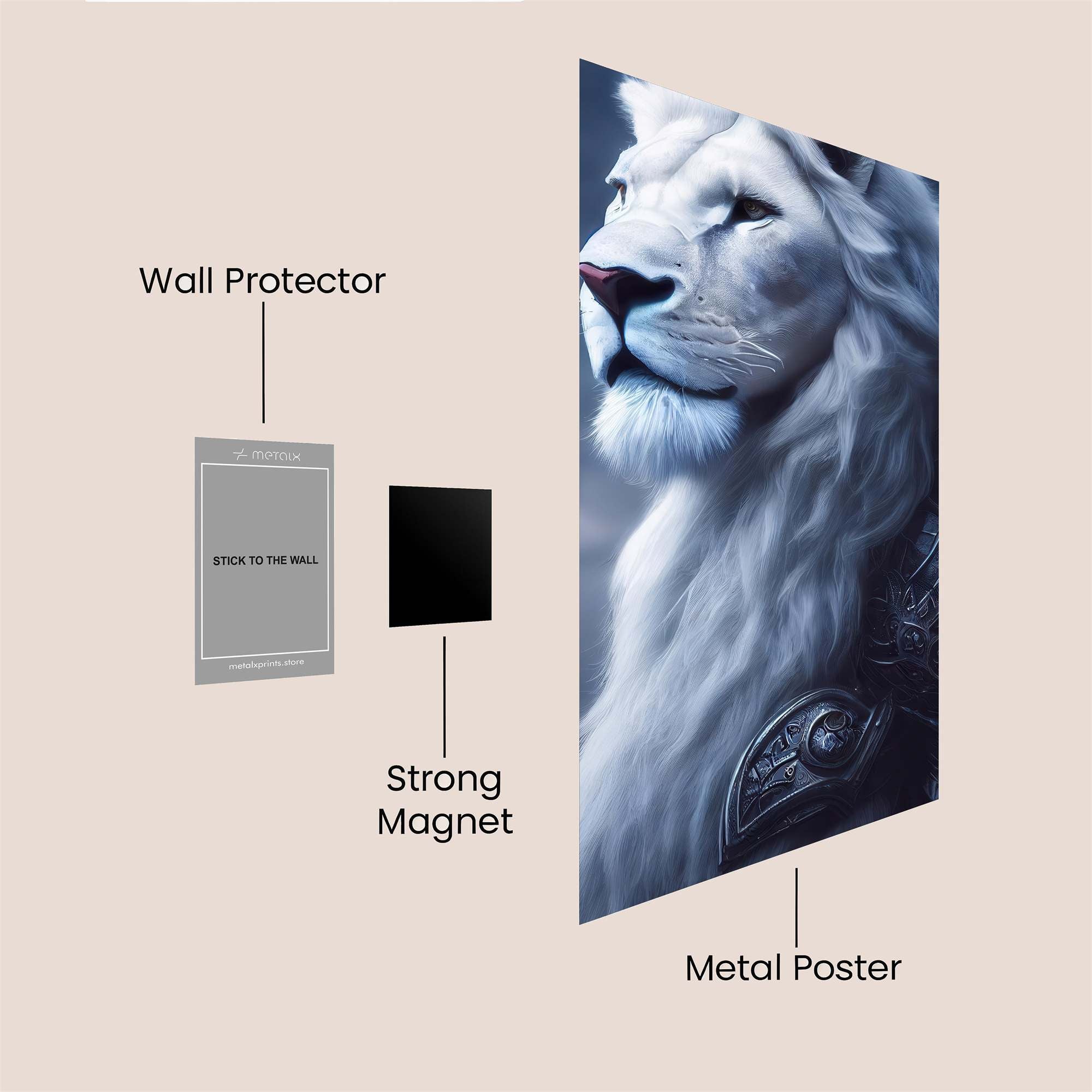 Aslan Serene Safe Wall Magnetic / M