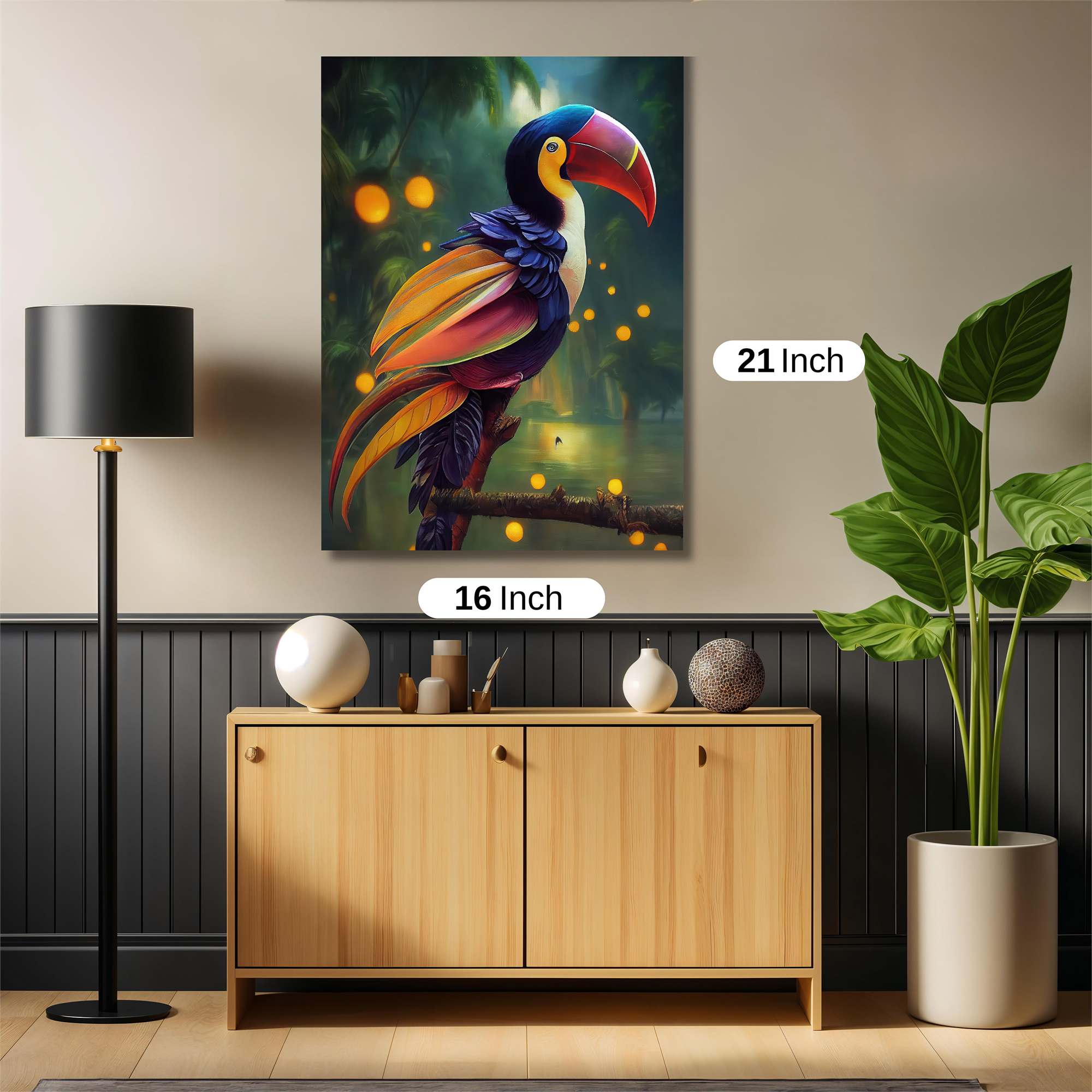 Toucan Twilight Safe Wall Magnetic / M
