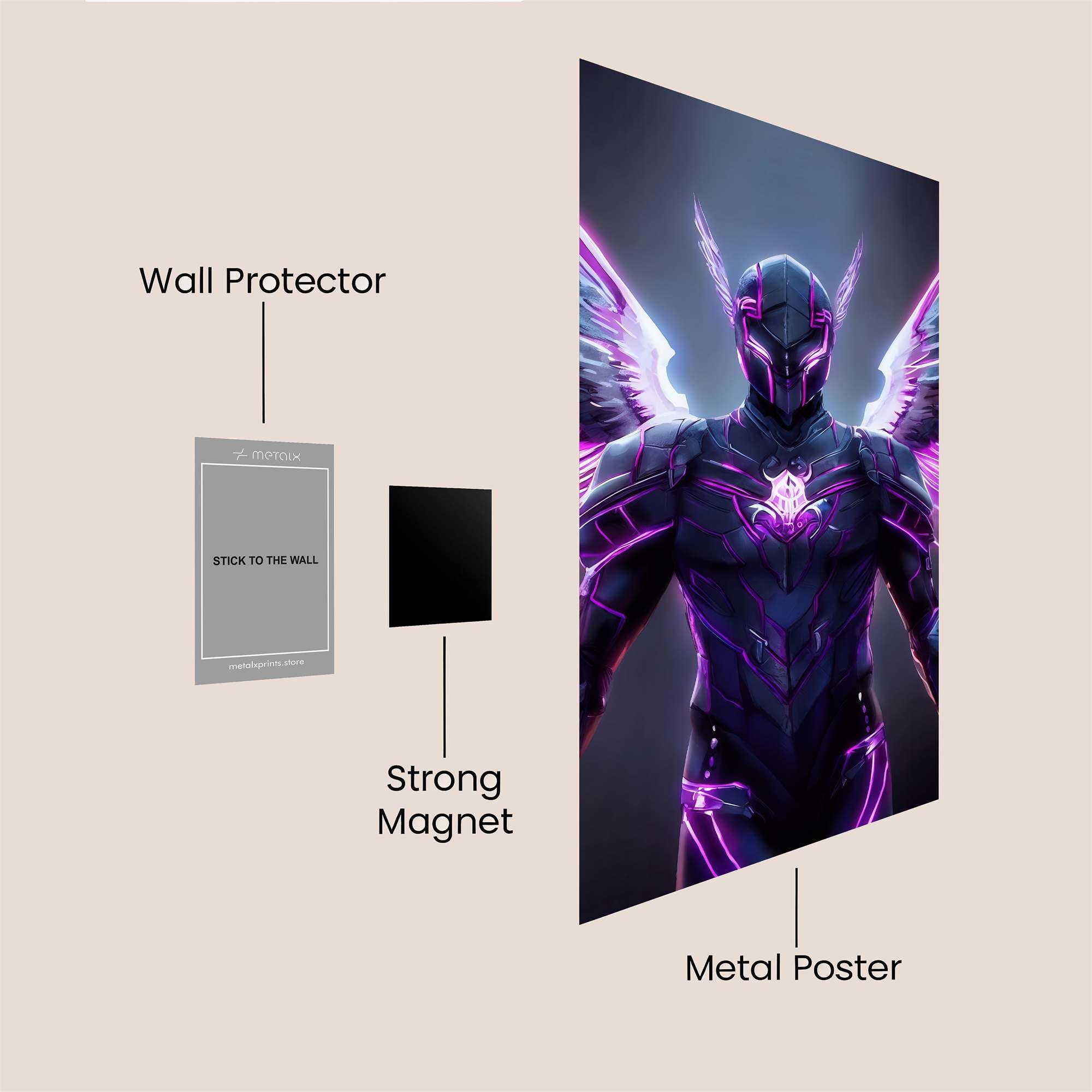 Angel Enigma Safe Wall Magnetic / M