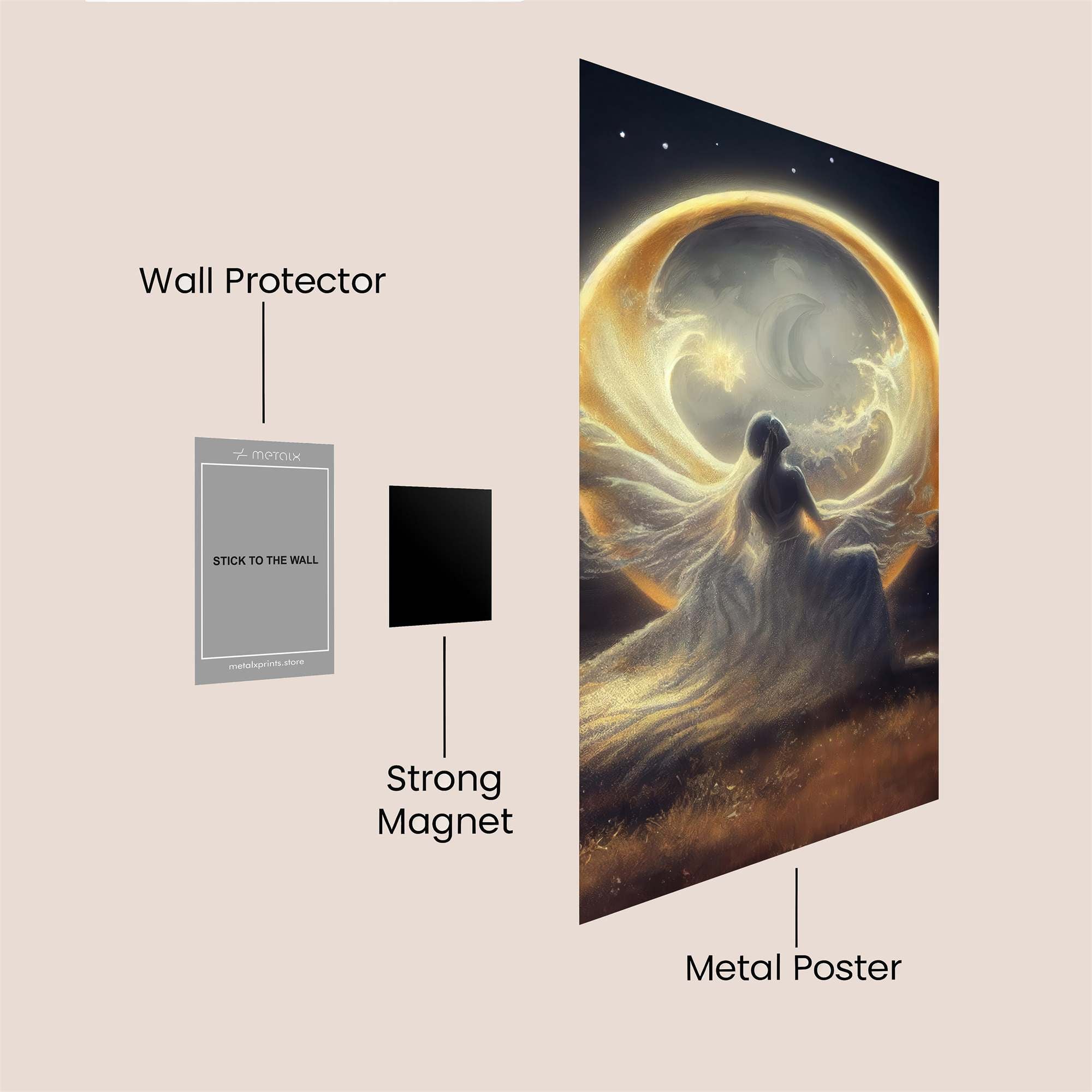 Luna Serene Safe Wall Magnetic / M