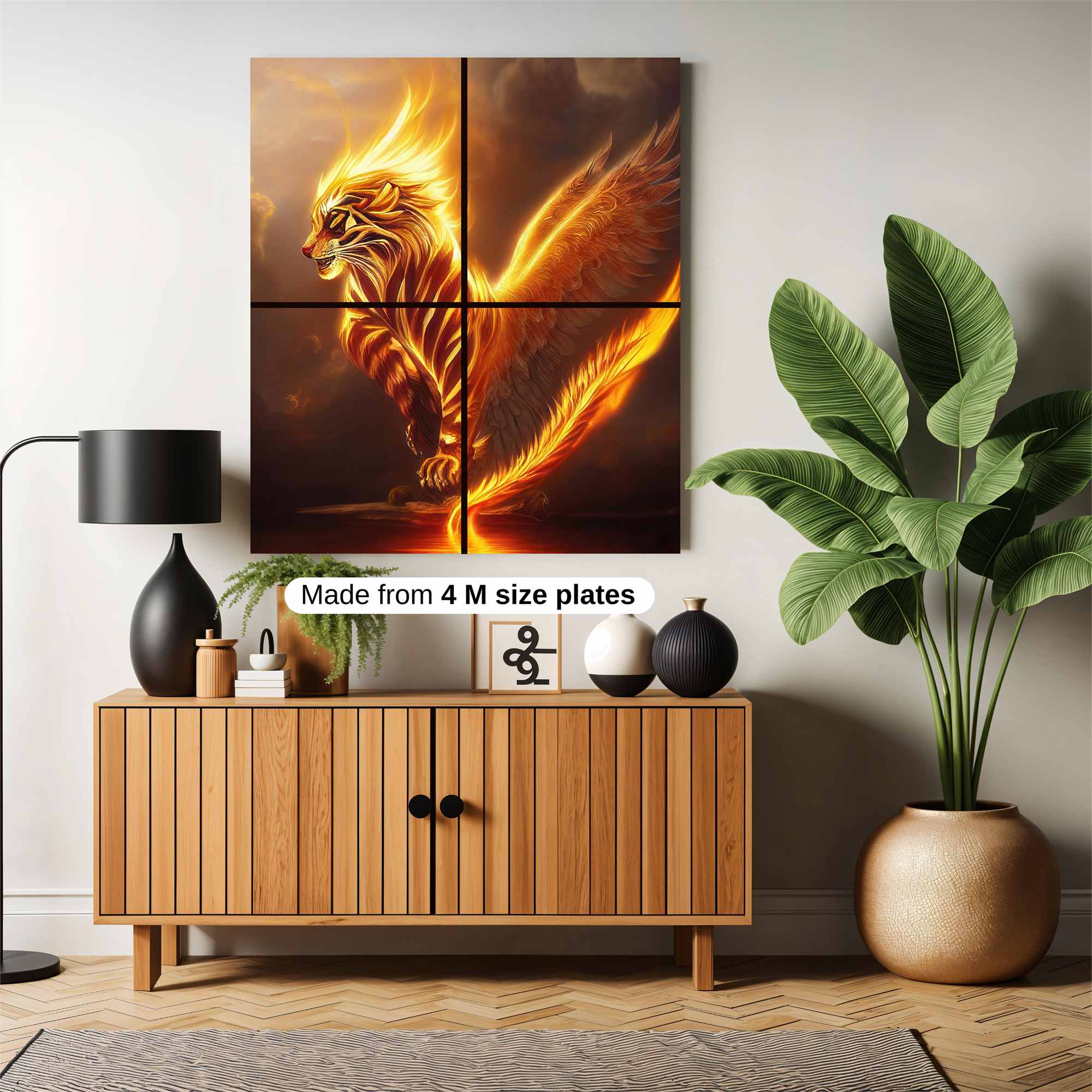 Phoenix Blaze Safe Wall Magnetic / M