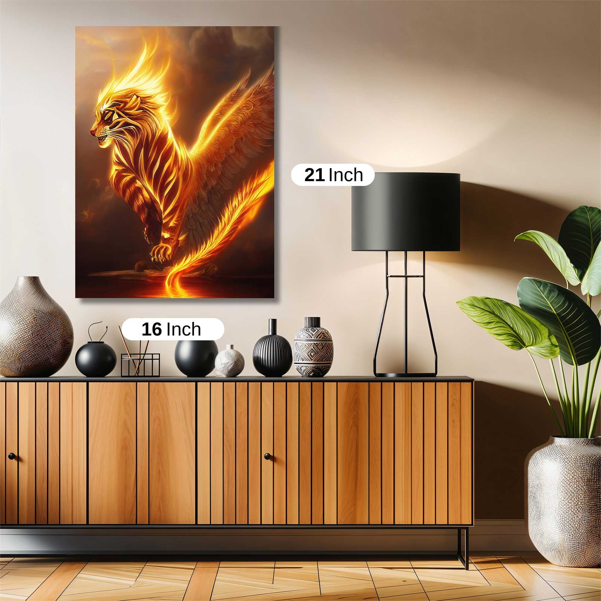 Phoenix Blaze Safe Wall Magnetic / M