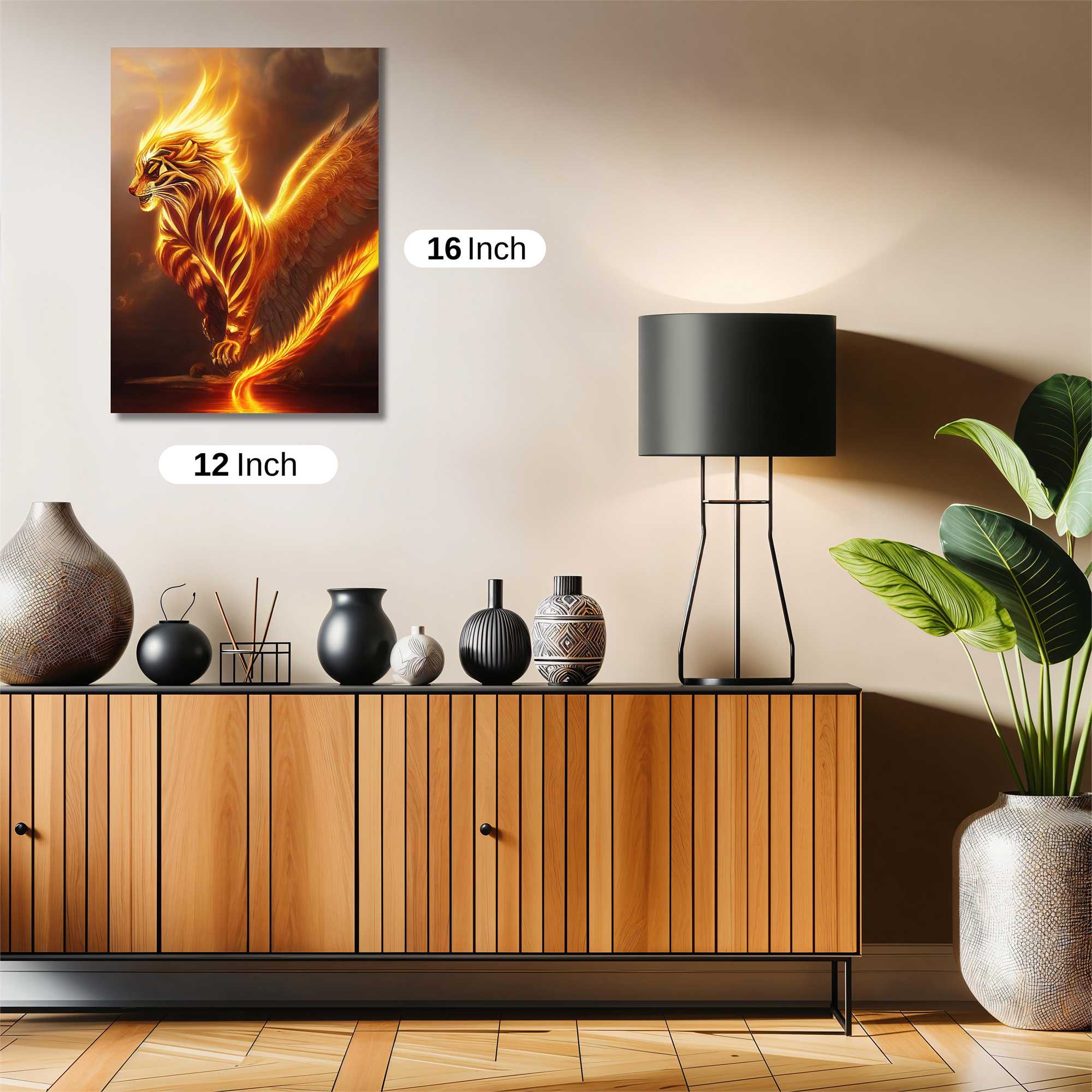 Phoenix Blaze Safe Wall Magnetic / M