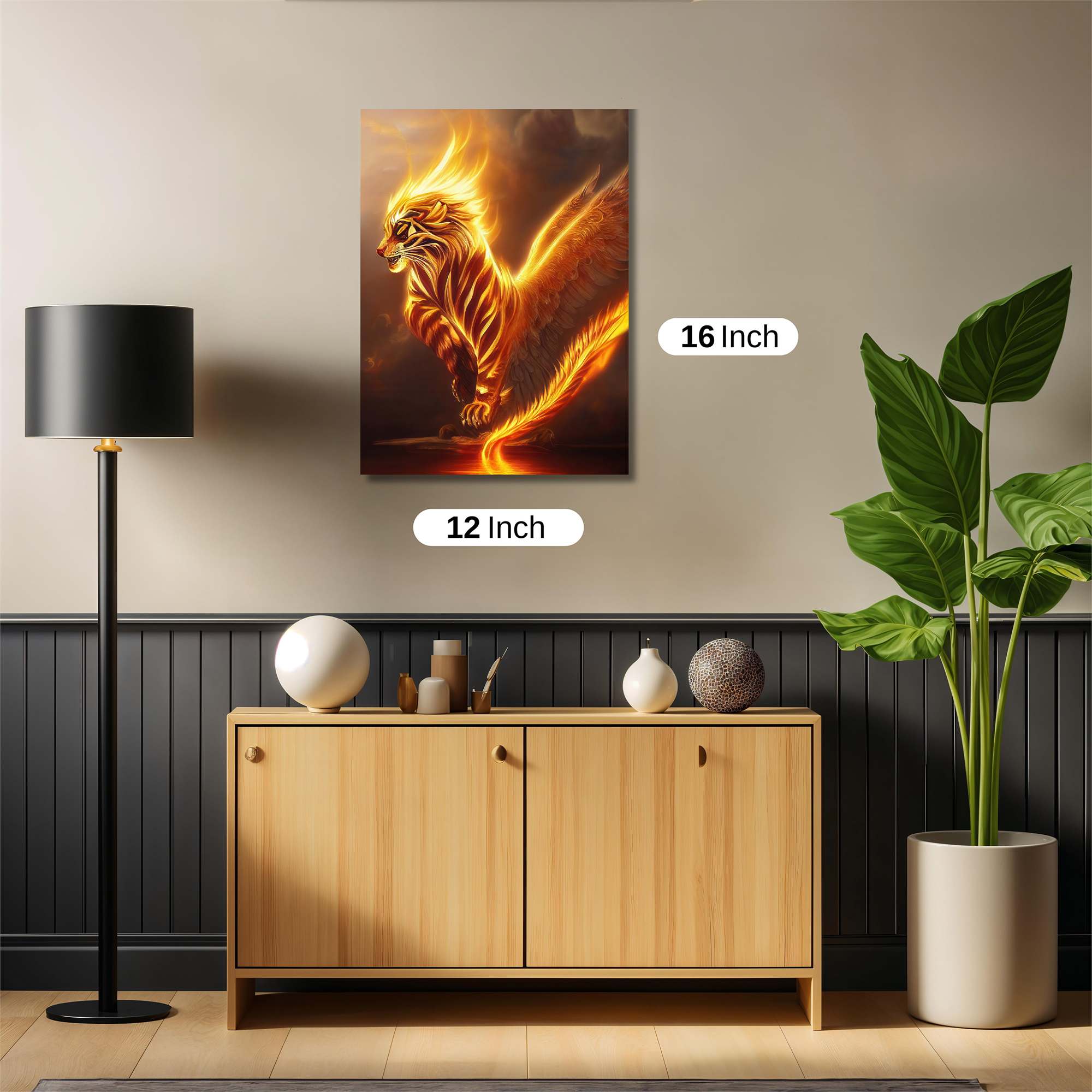 Phoenix Blaze Safe Wall Magnetic / M