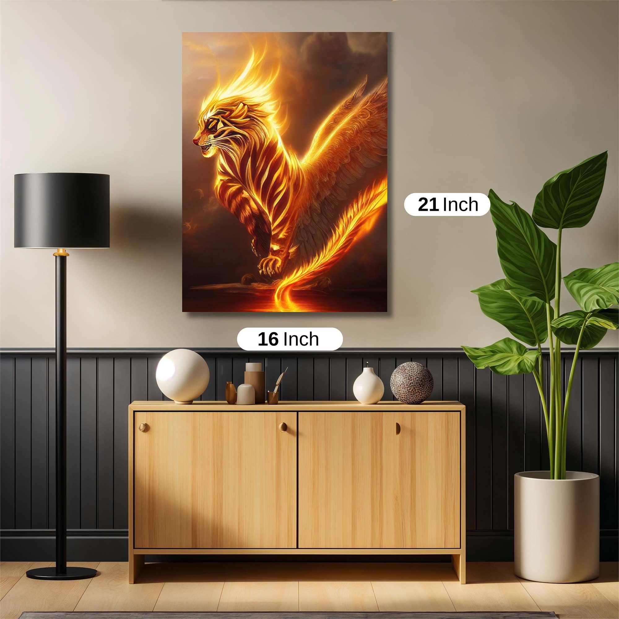 Phoenix Blaze Safe Wall Magnetic / M