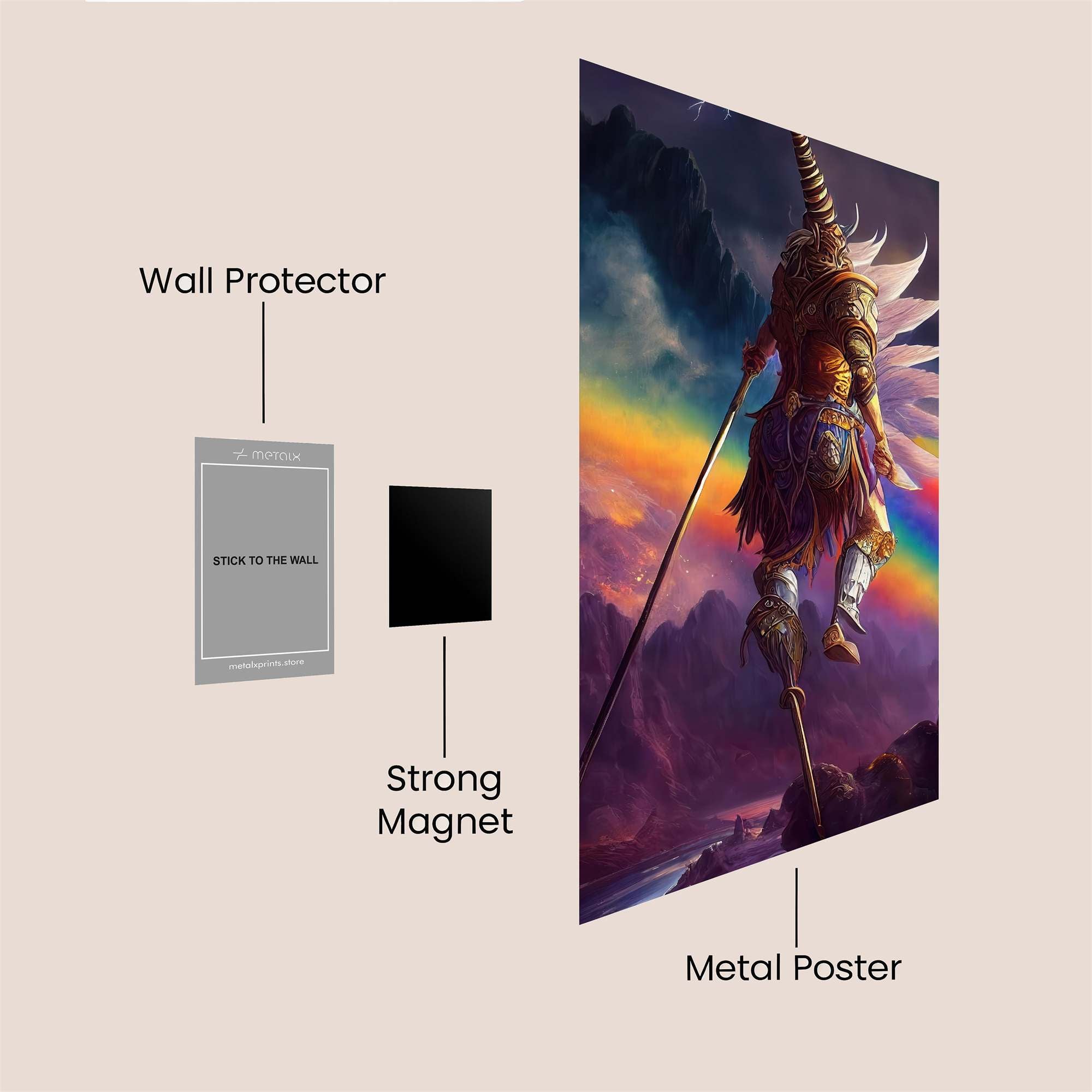 Warrior Radiant Safe Wall Magnetic / M