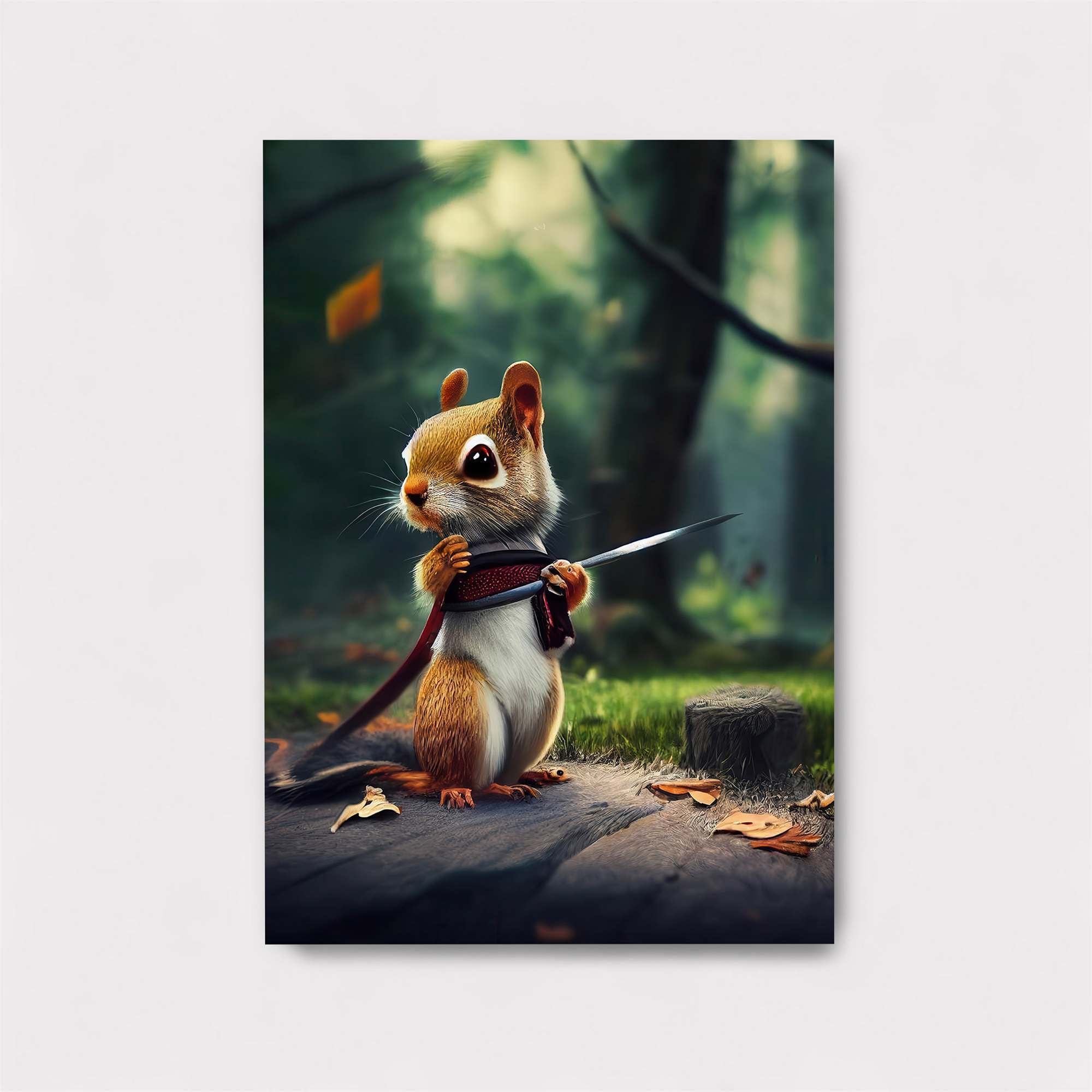 Squirrel Warrior Safe Wall Magnetic / M