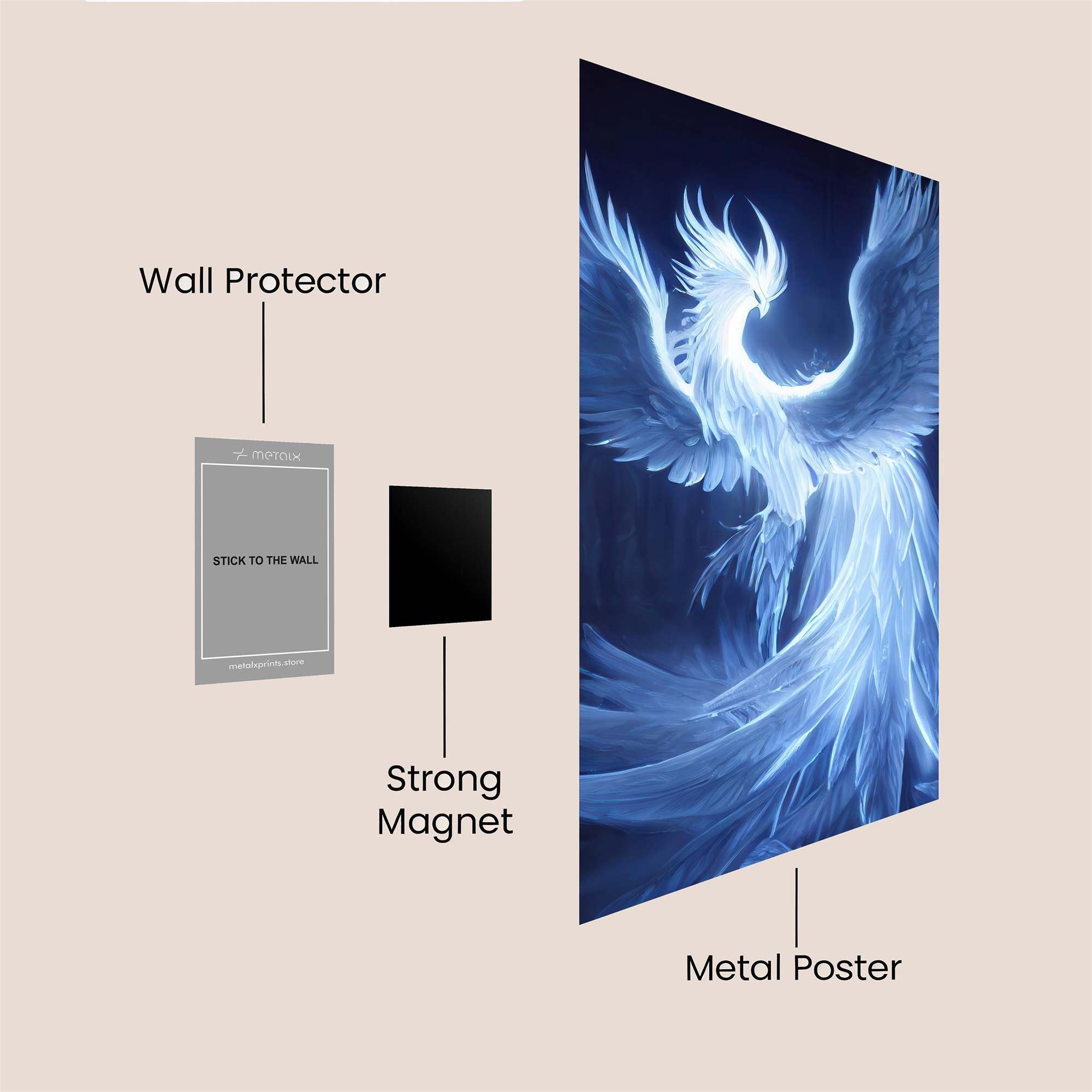 Phoenix Radiance Safe Wall Magnetic / M