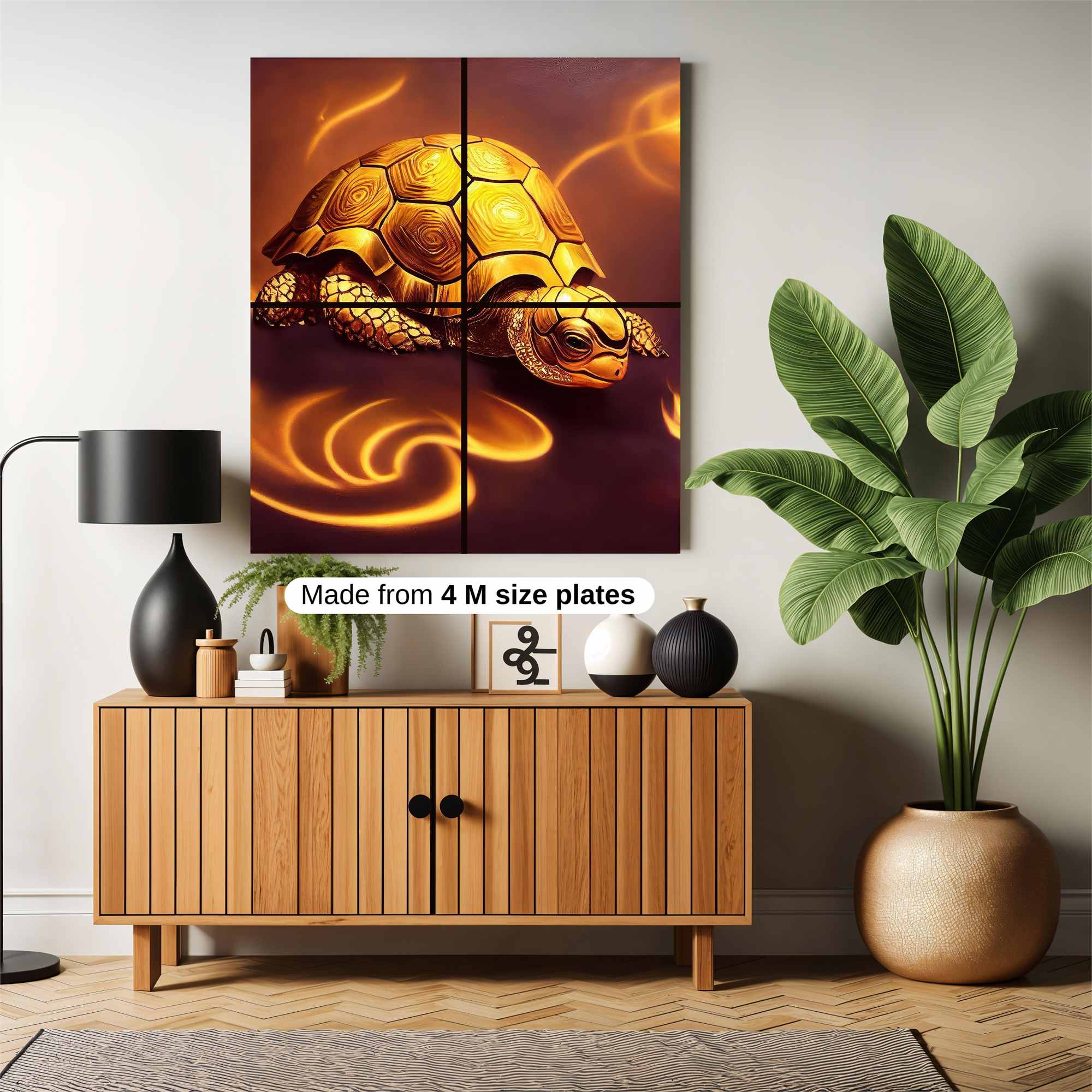 Golden Serenity Safe Wall Magnetic / M