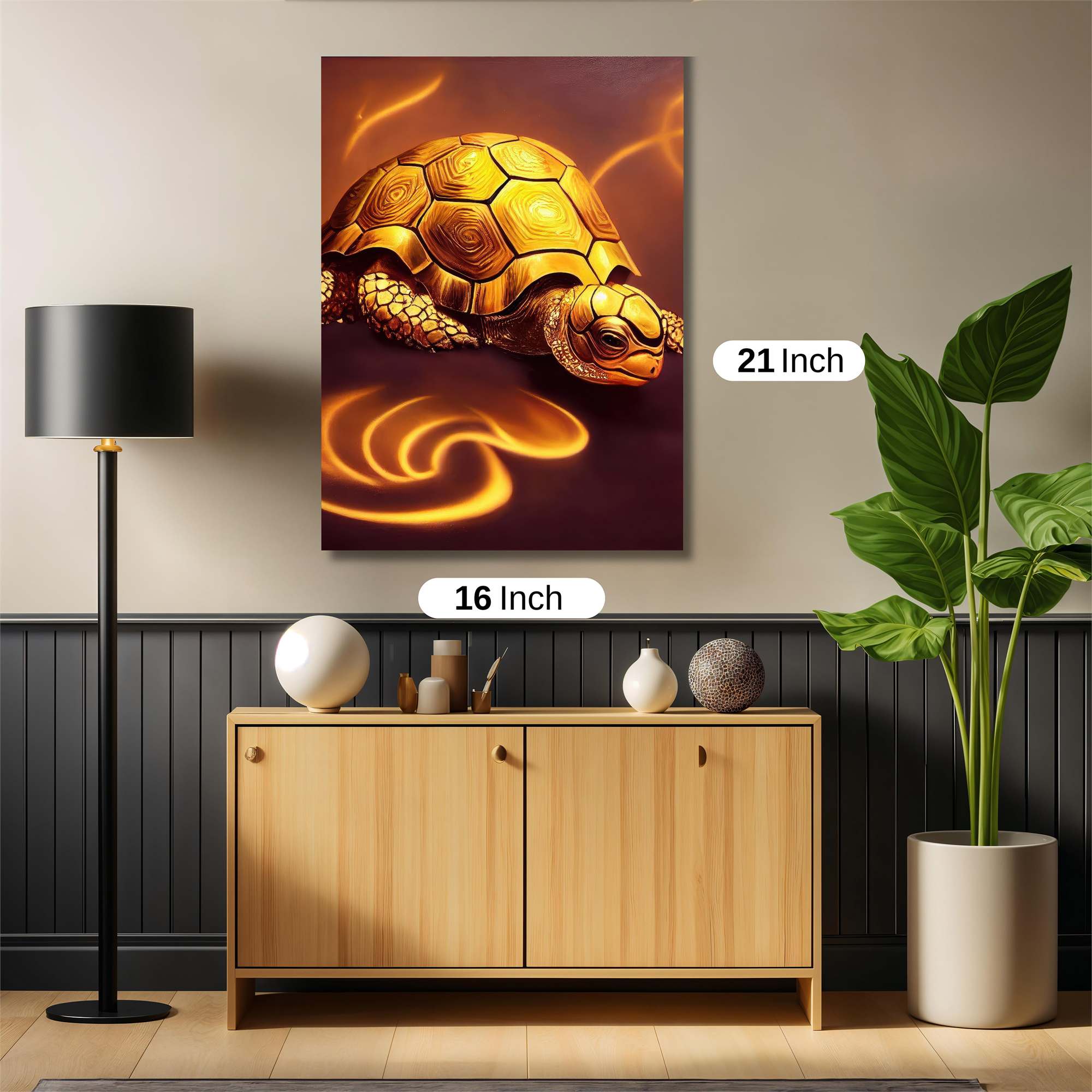 Golden Serenity Safe Wall Magnetic / M