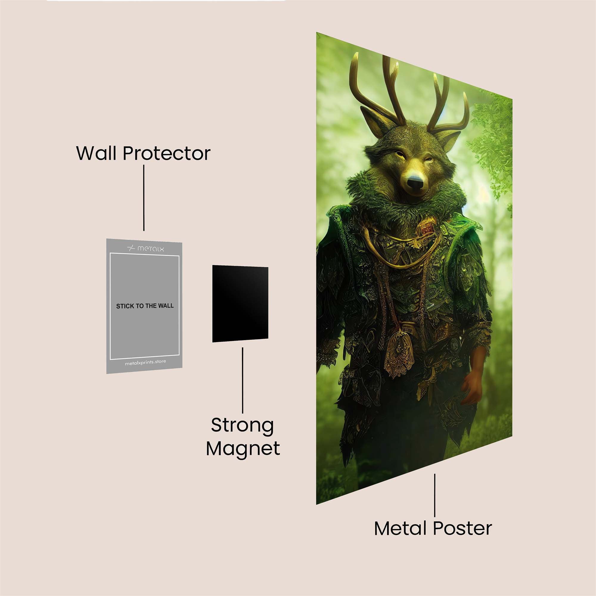 Forest Guardian Safe Wall Magnetic / M