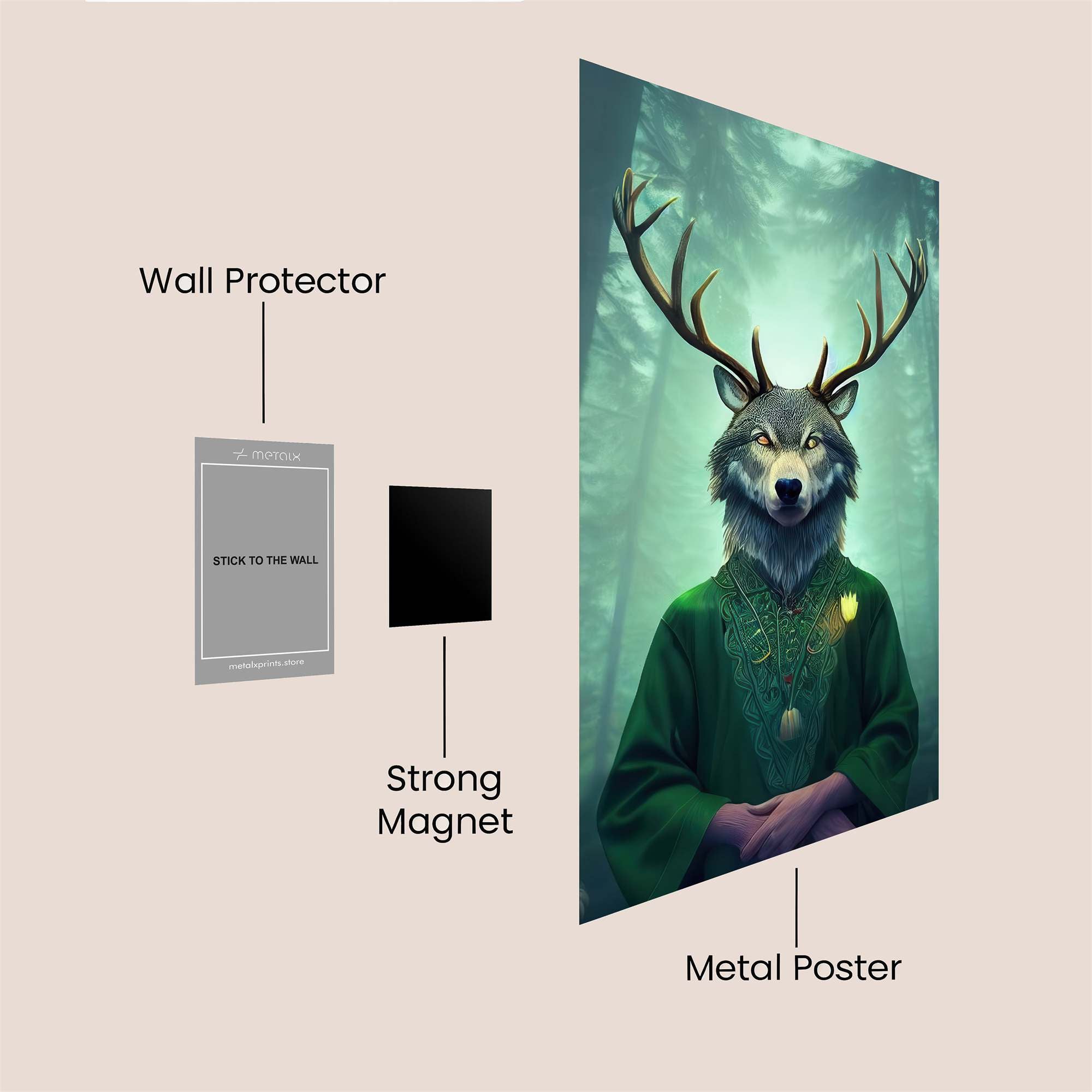 WolfEnigma Safe Wall Magnetic / M