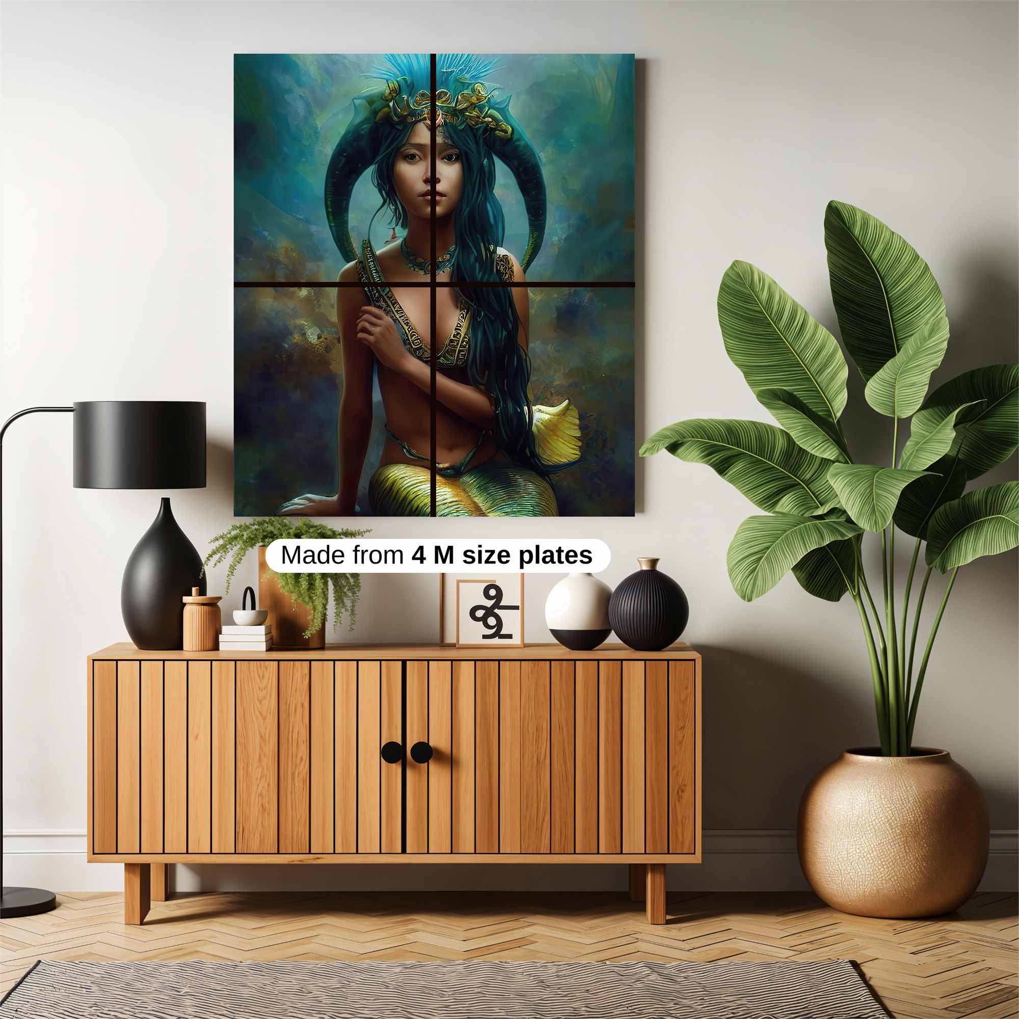 Mermaid Serenity Safe Wall Magnetic / M