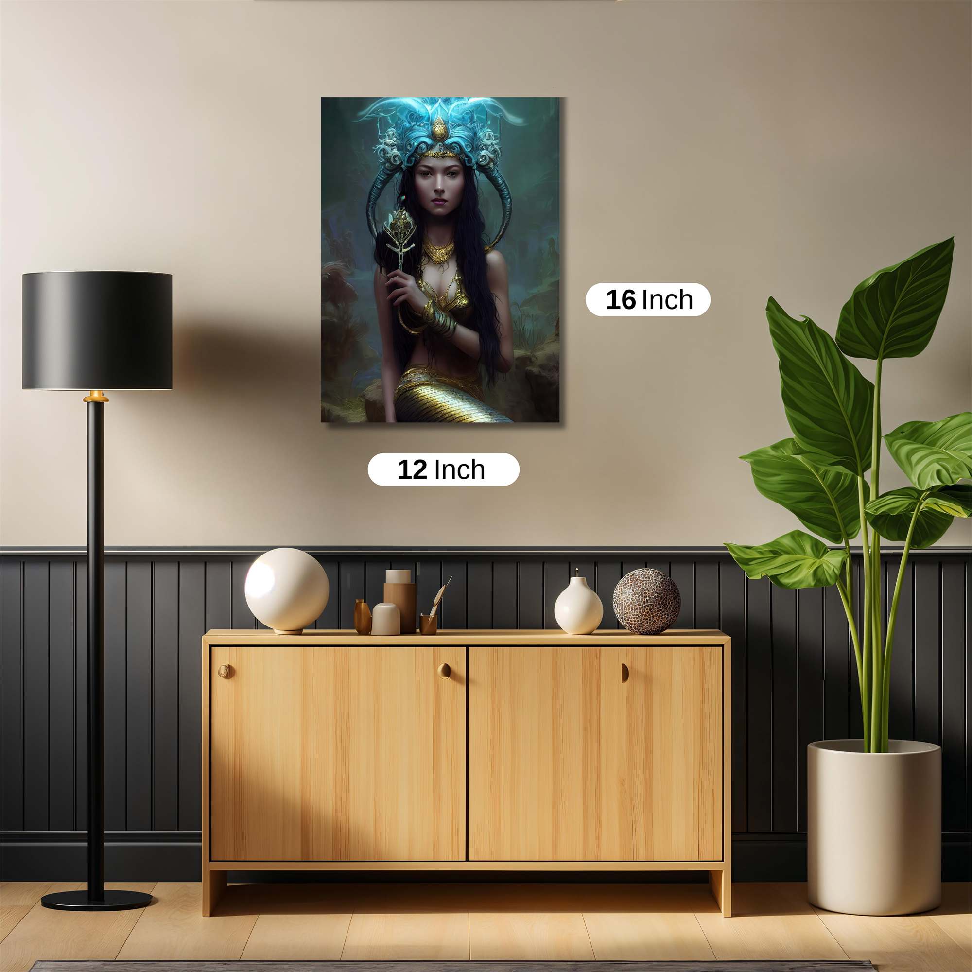 Mermaid Enchantress Safe Wall Magnetic / M