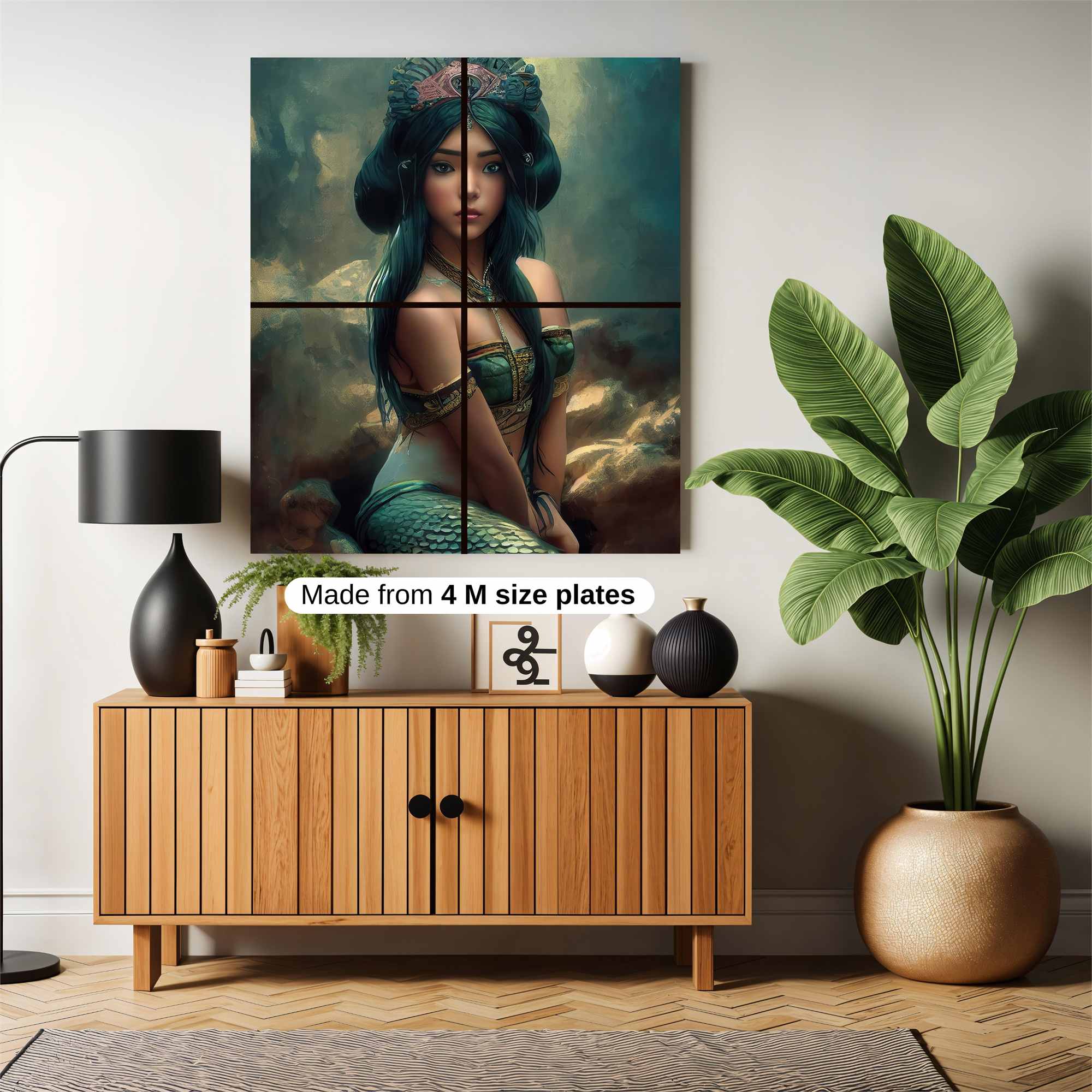 Mermaid Enchantress Safe Wall Magnetic / M