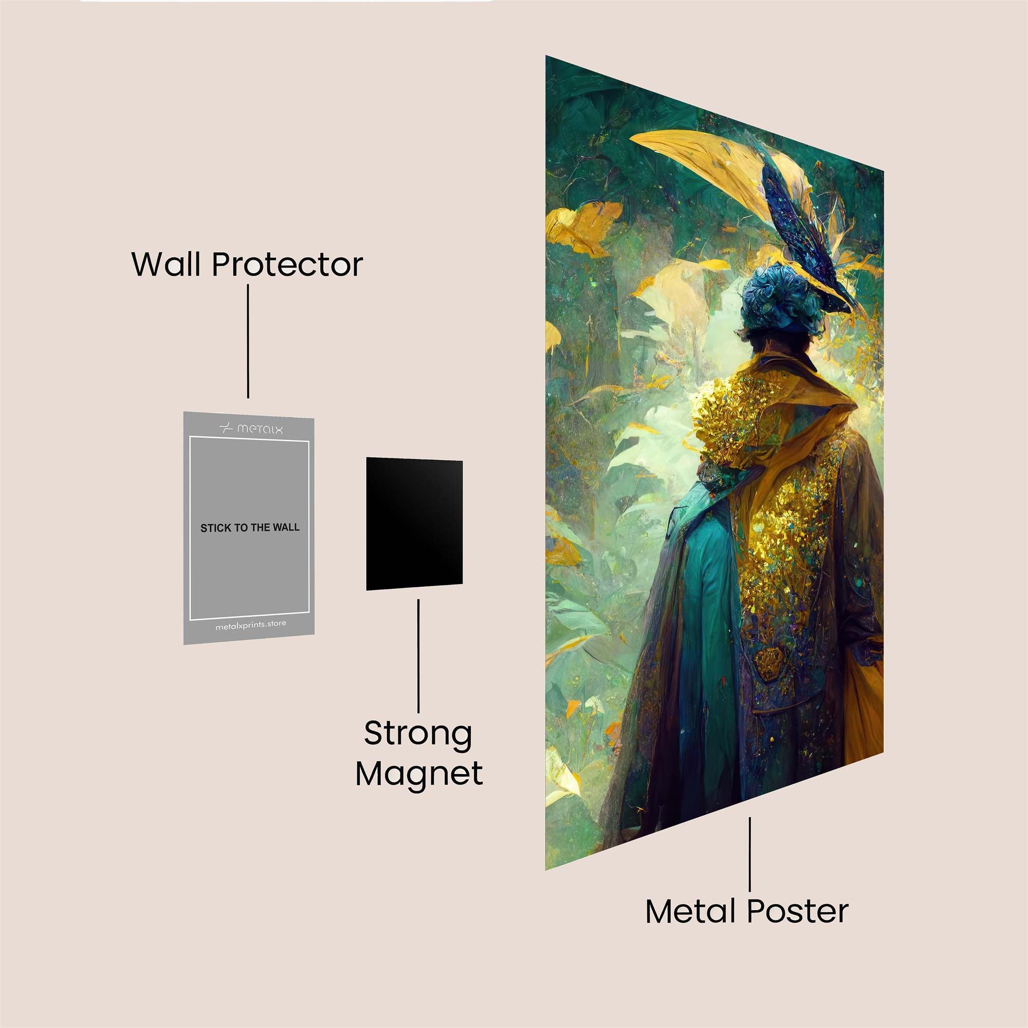 Butterfly Enchantment Safe Wall Magnetic / M