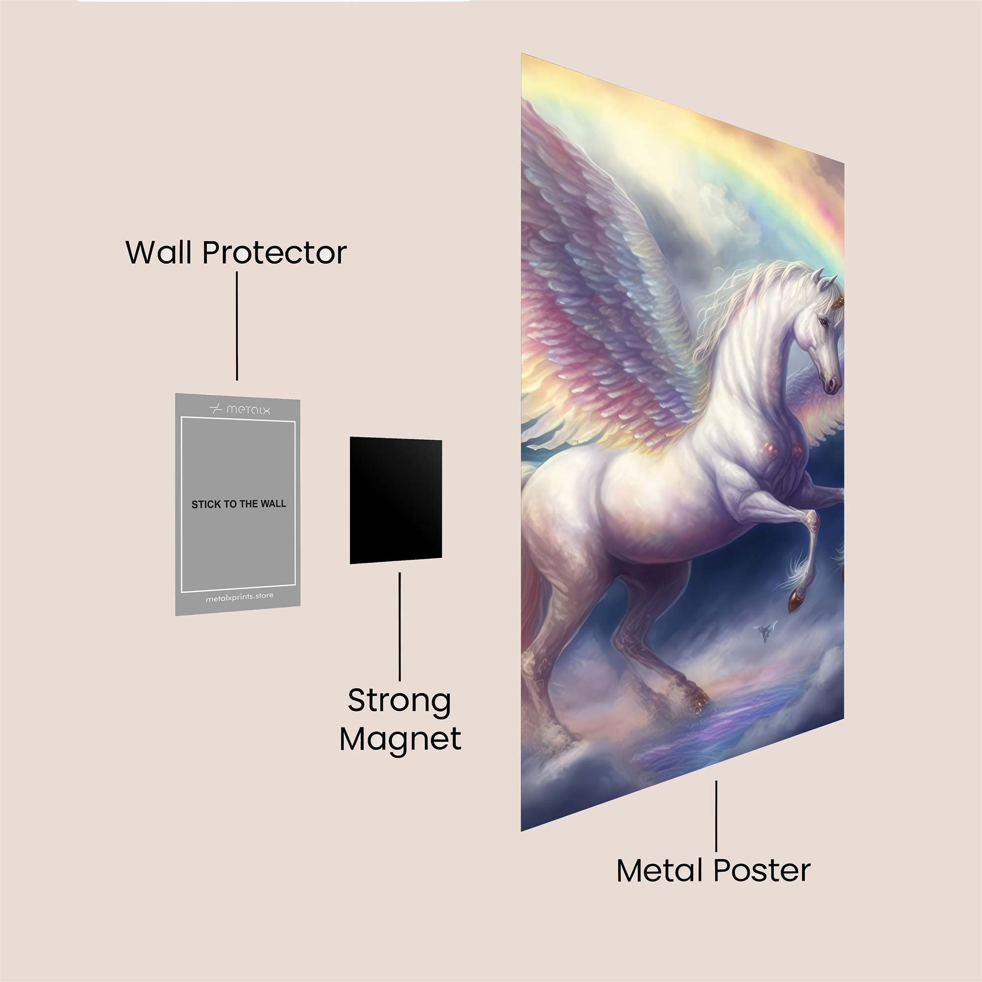 Unicorn Radiance Safe Wall Magnetic / M