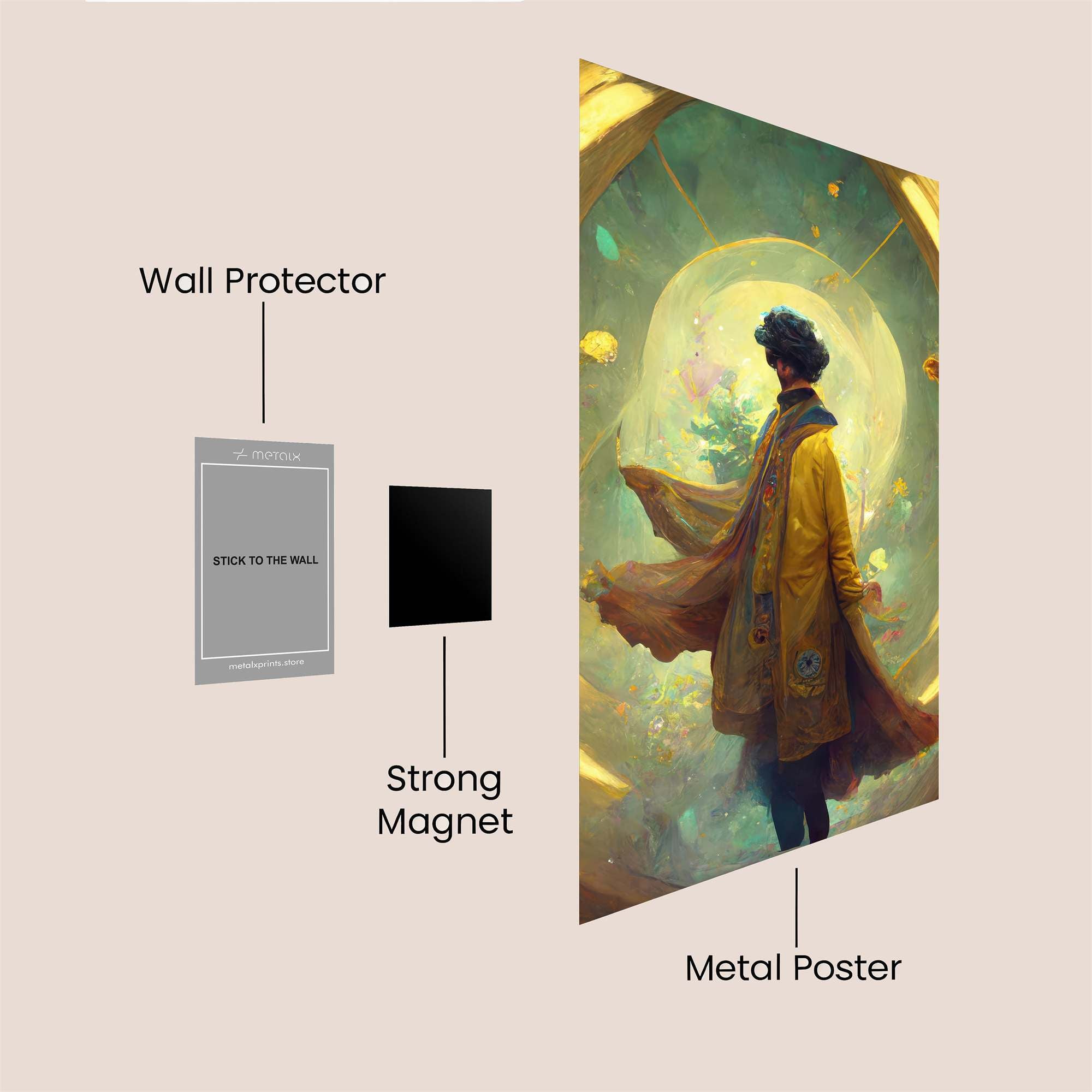 Mystic Radiance Safe Wall Magnetic / M