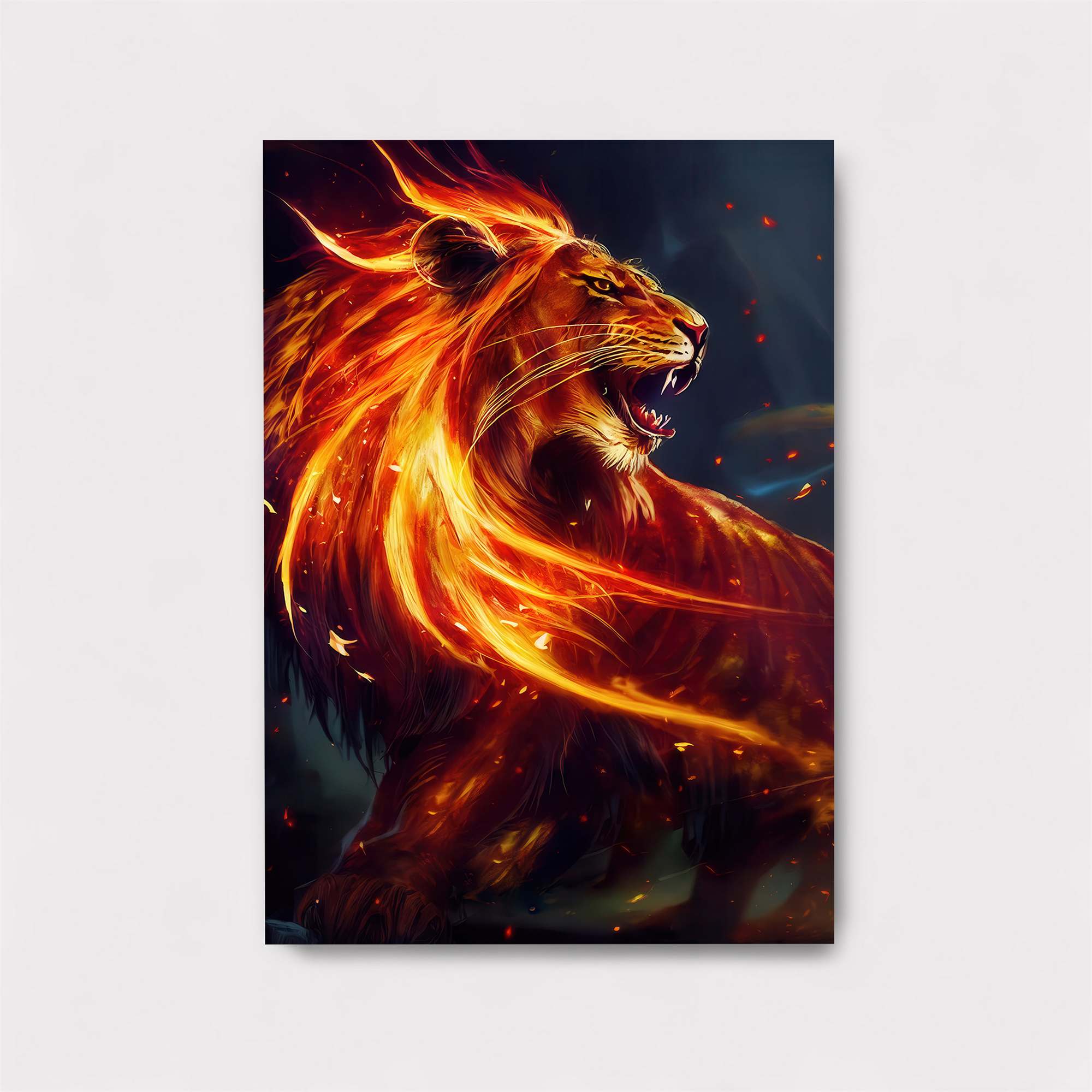 Lion Blaze Safe Wall Magnetic / M