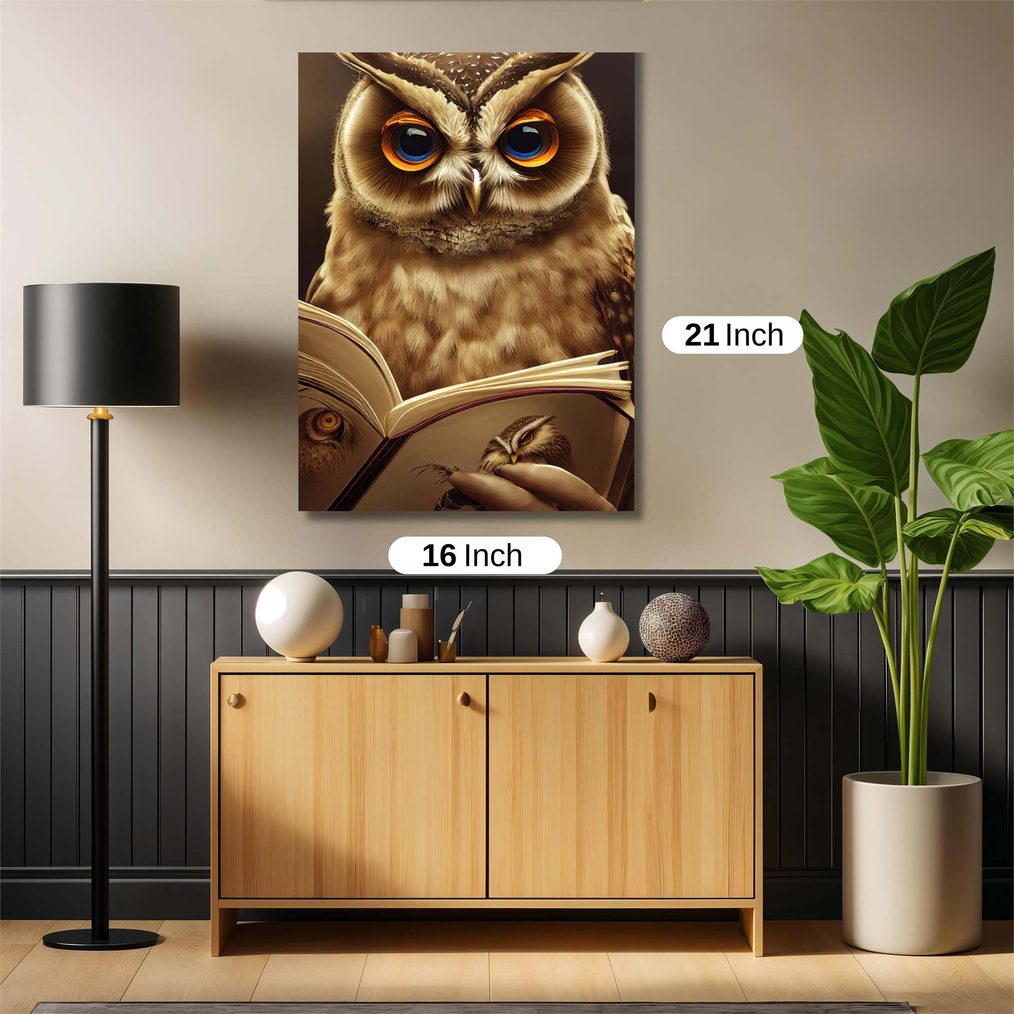Owl Scholar Safe Wall Magnetic / M