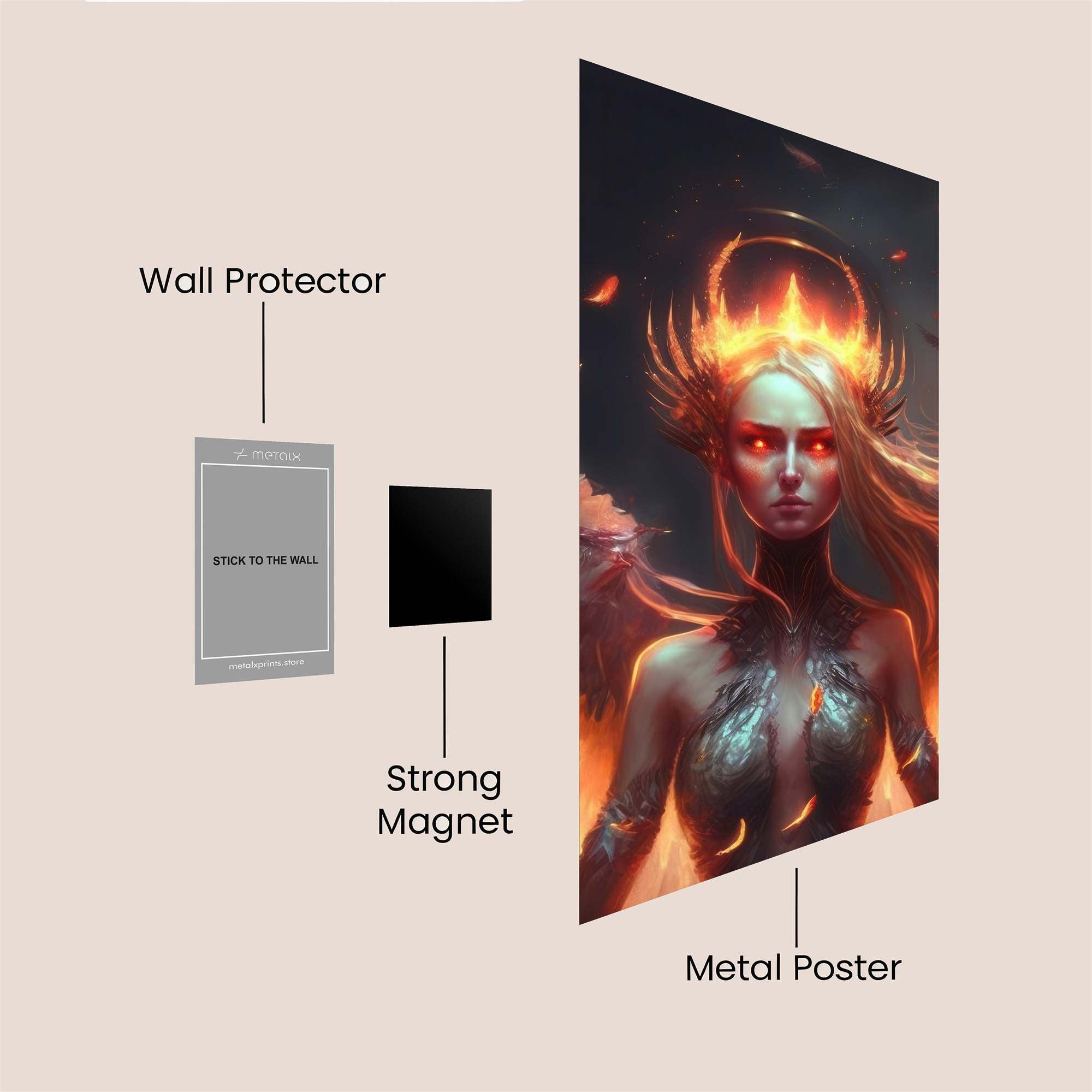 Fallen Radiance Safe Wall Magnetic / M