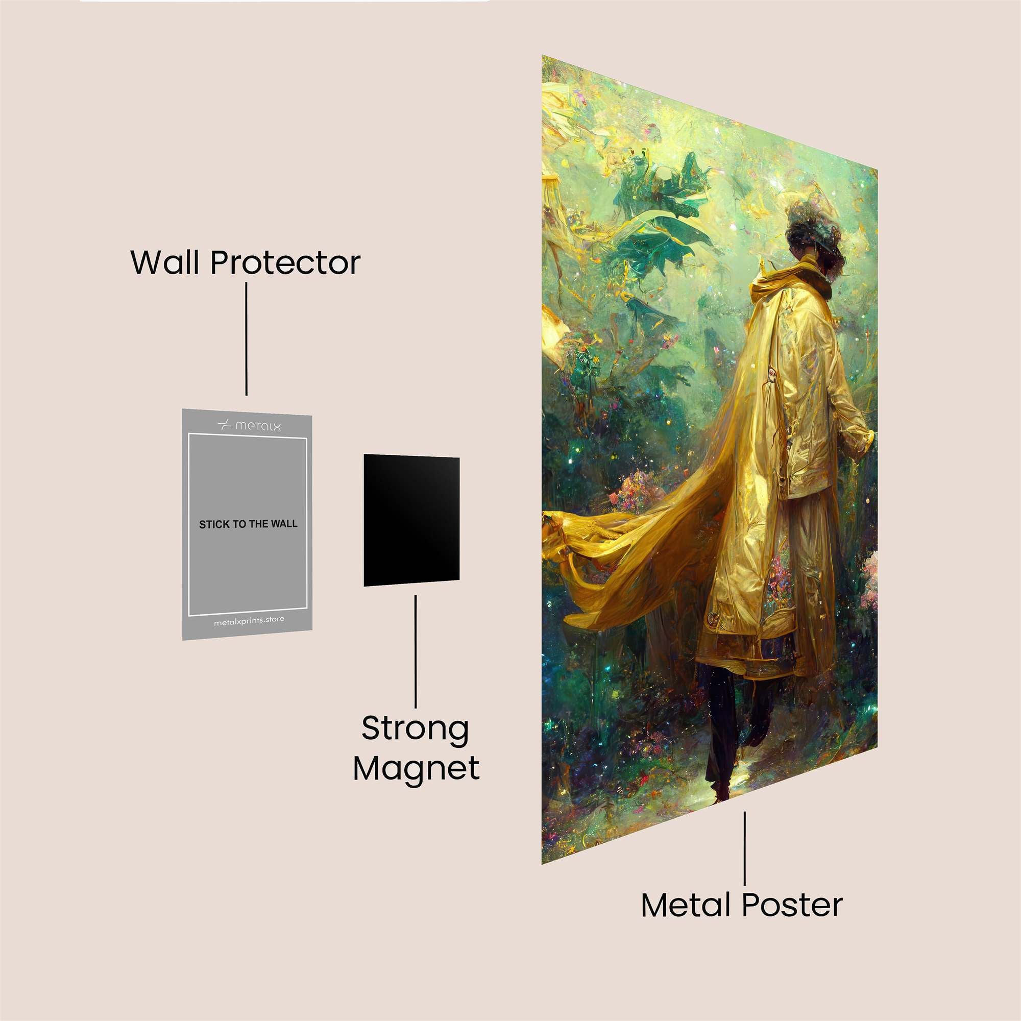 Mystic Wanderer Safe Wall Magnetic / M