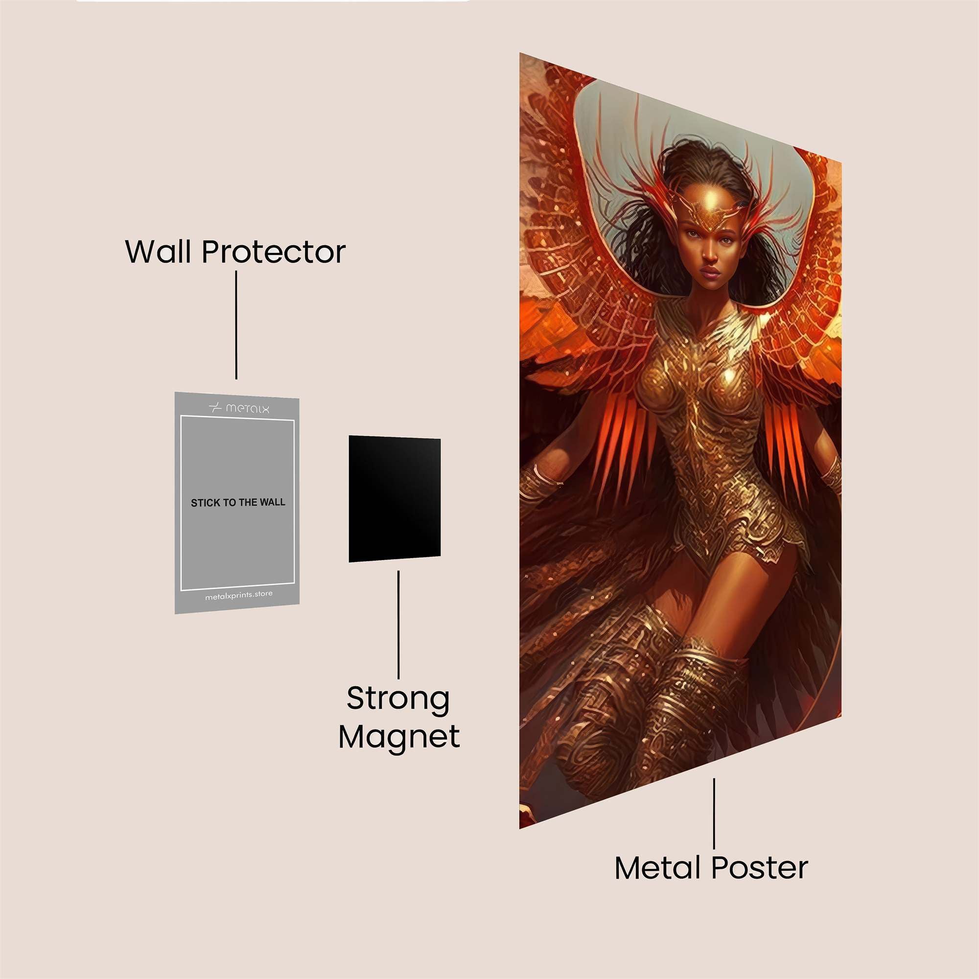 Phoenix Radiant Safe Wall Magnetic / M