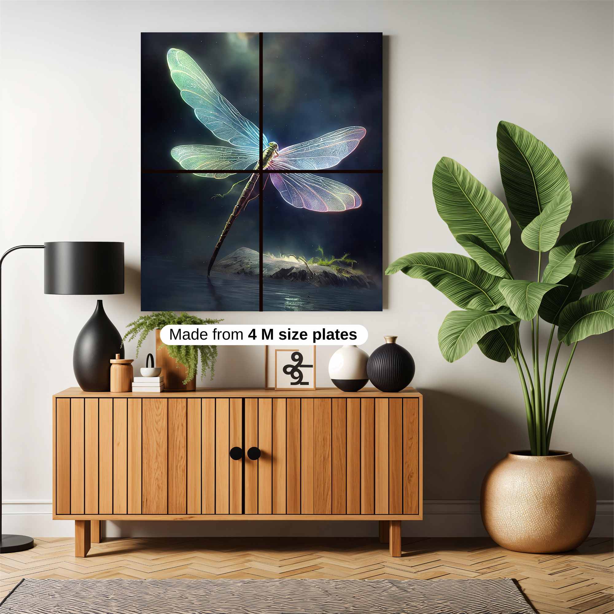 Luminous Dragonfly Safe Wall Magnetic / M