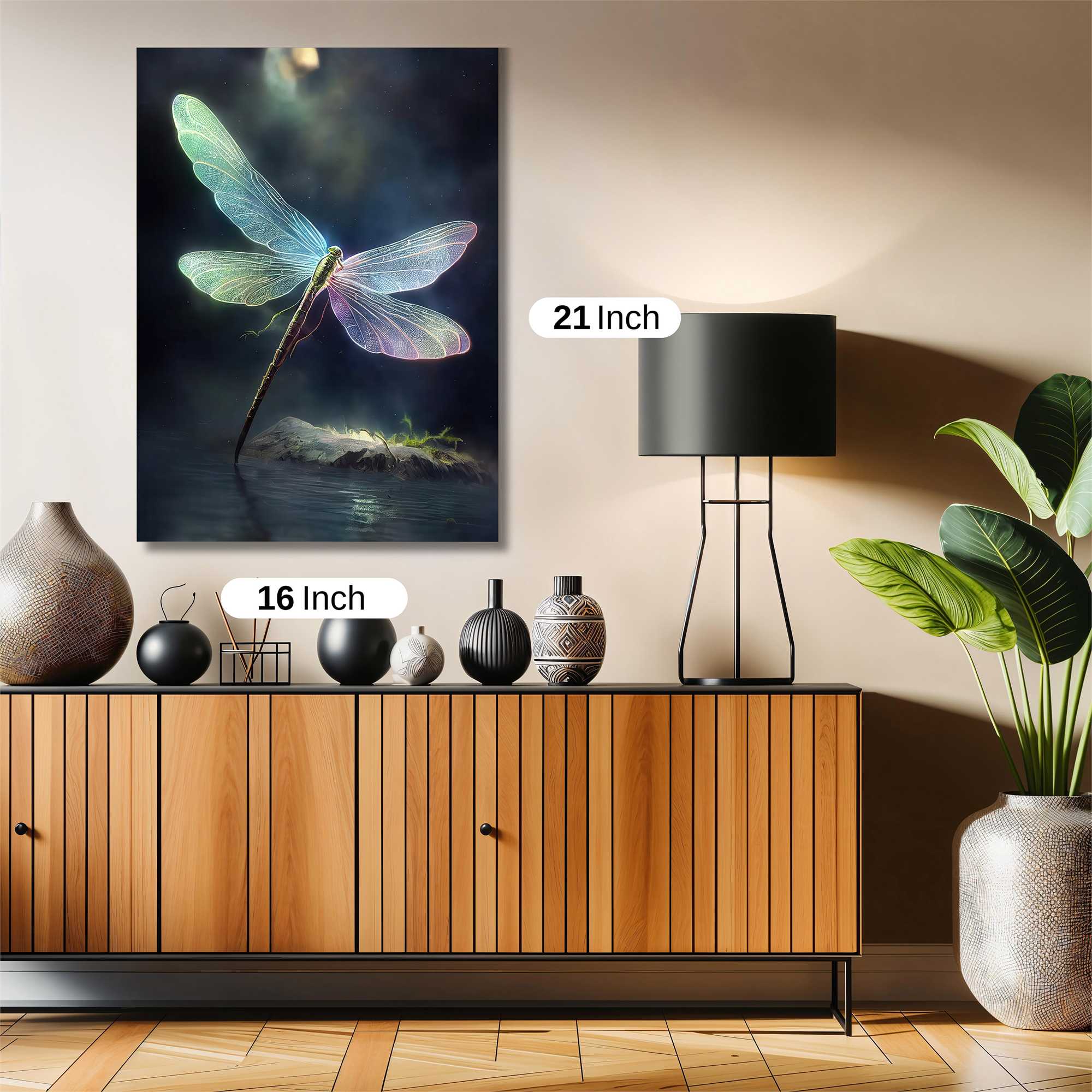 Luminous Dragonfly Safe Wall Magnetic / M