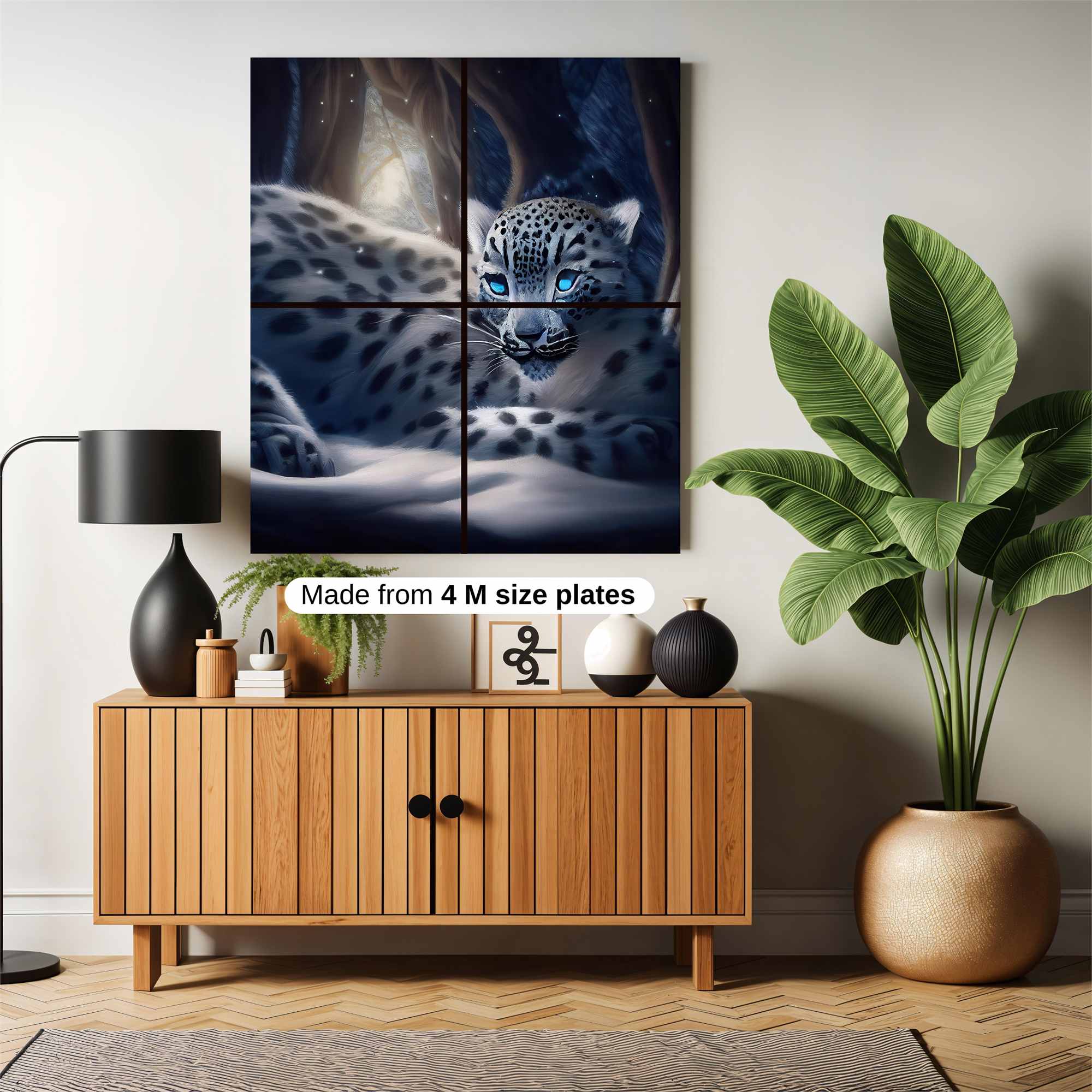 Snow Leopard - Enigmatic Safe Wall Magnetic / M