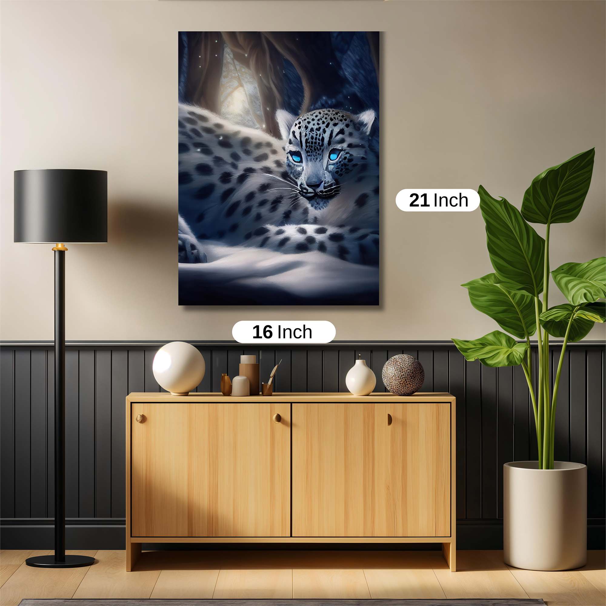 Snow Leopard - Enigmatic Safe Wall Magnetic / M