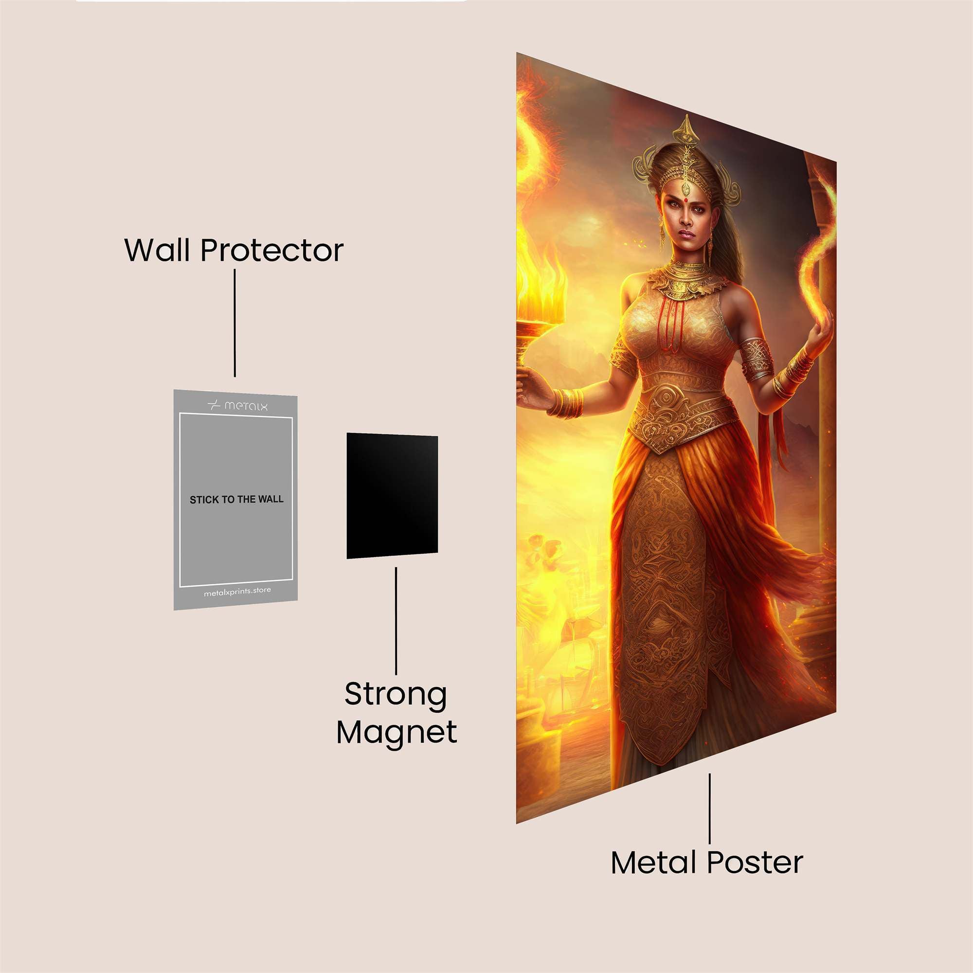 Durga Divine Safe Wall Magnetic / M