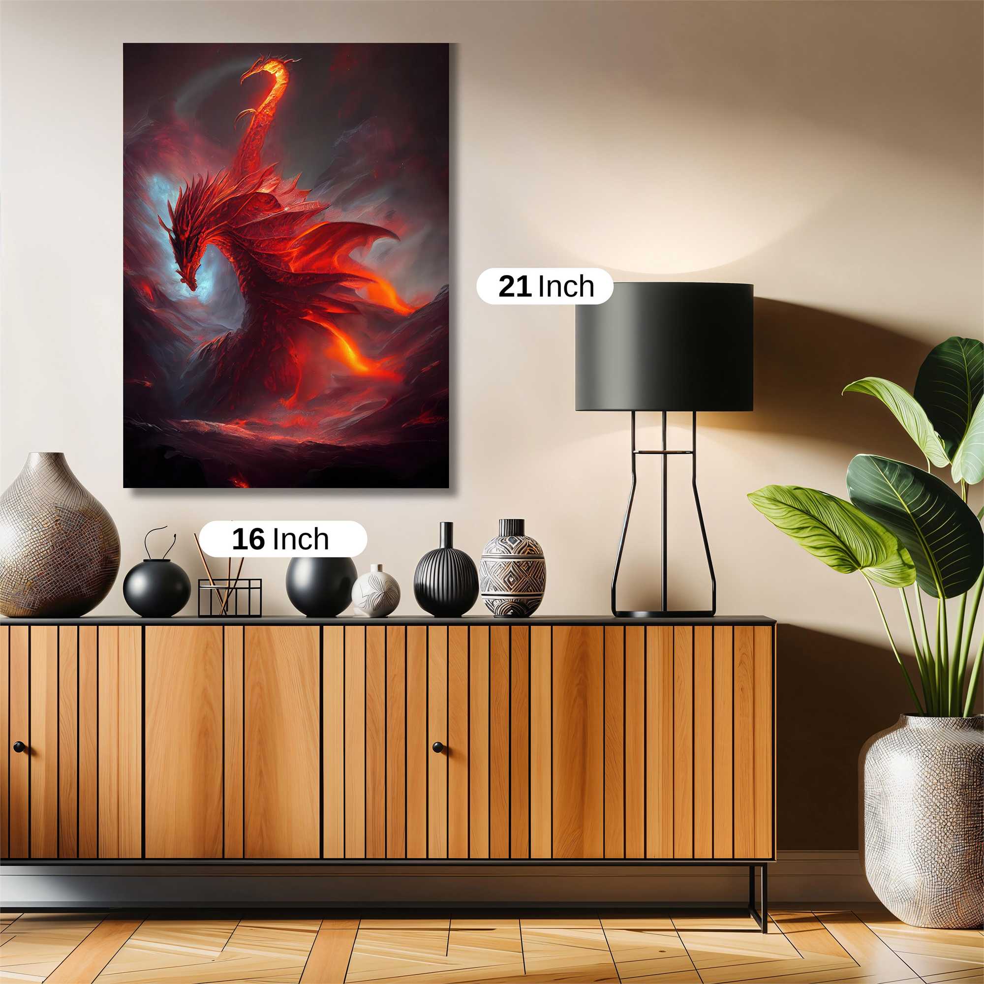 Dragon Blaze Safe Wall Magnetic / M