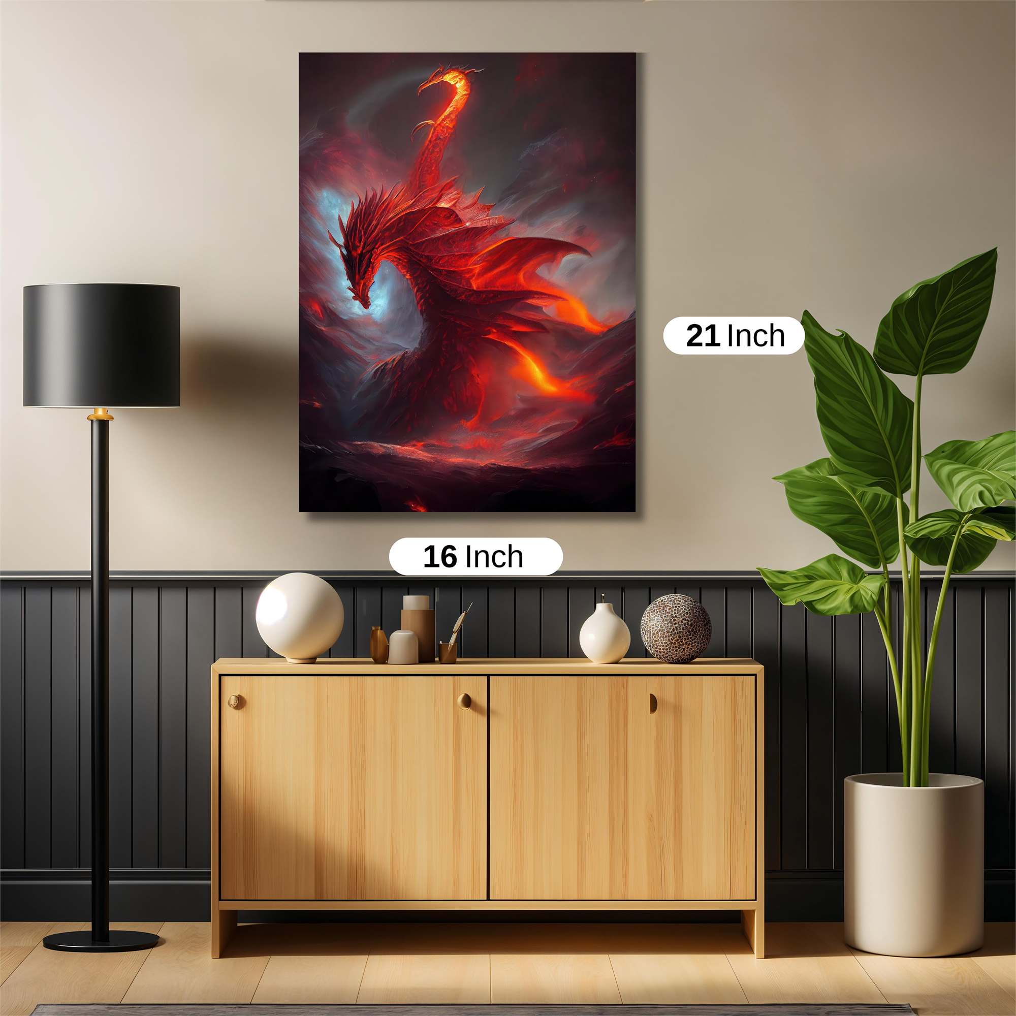 Dragon Blaze Safe Wall Magnetic / M