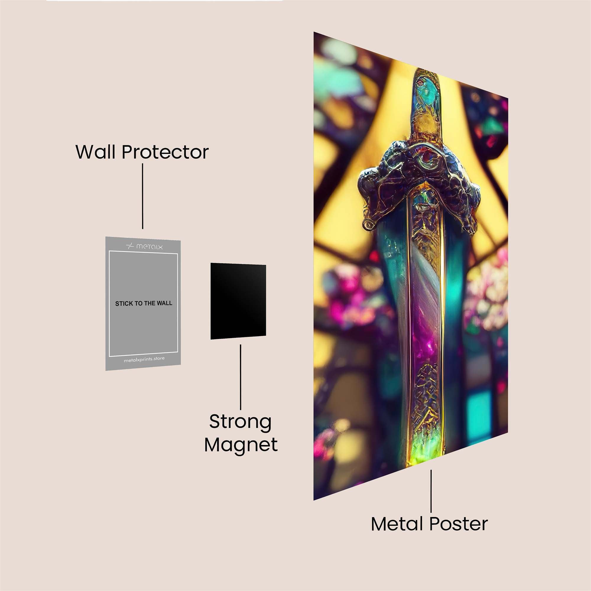Celestial Radiance Safe Wall Magnetic / M